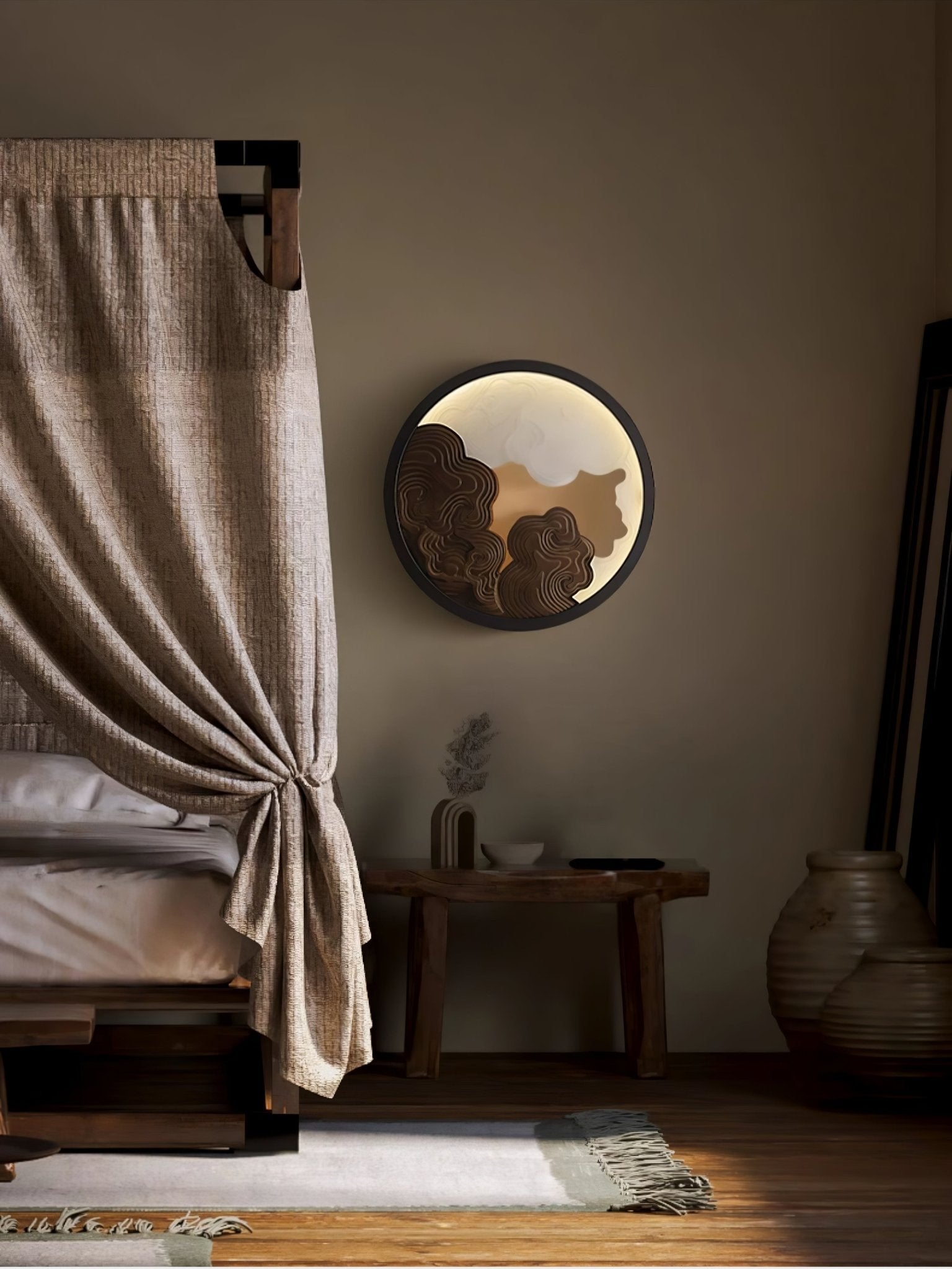 Grayson Modern Wood Wall Lamp - Blowlighting