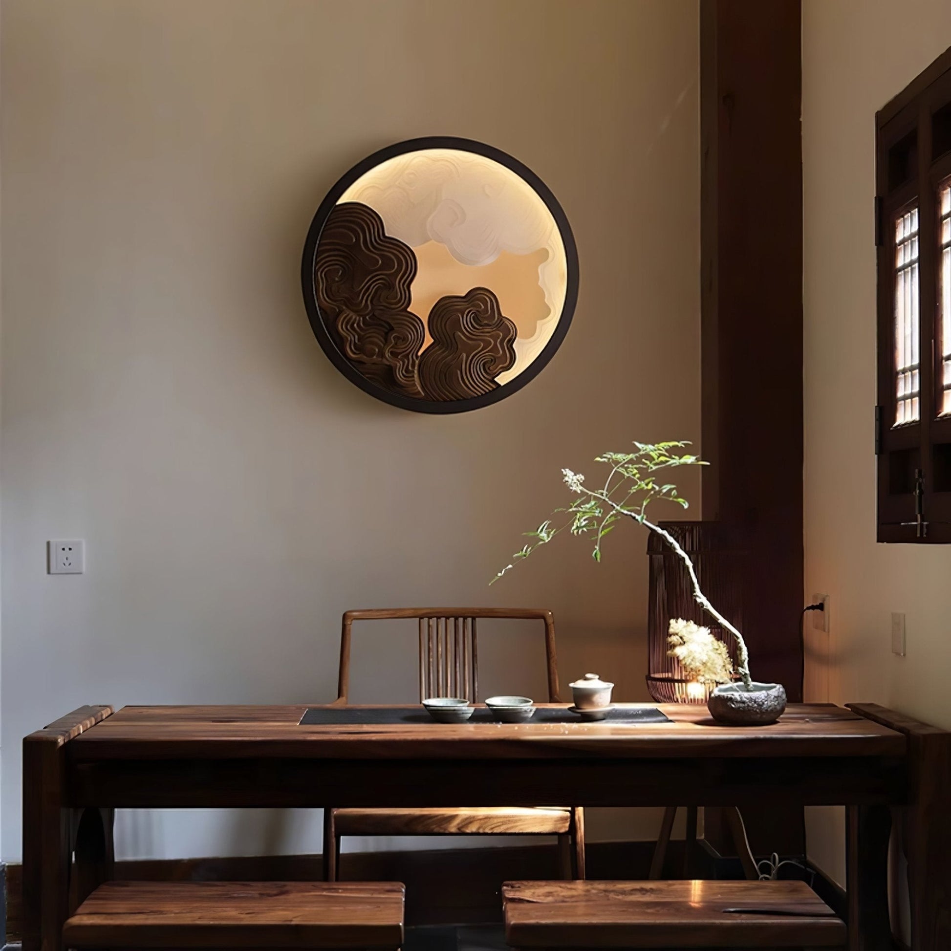 Grayson Modern Wood Wall Lamp - Blowlighting