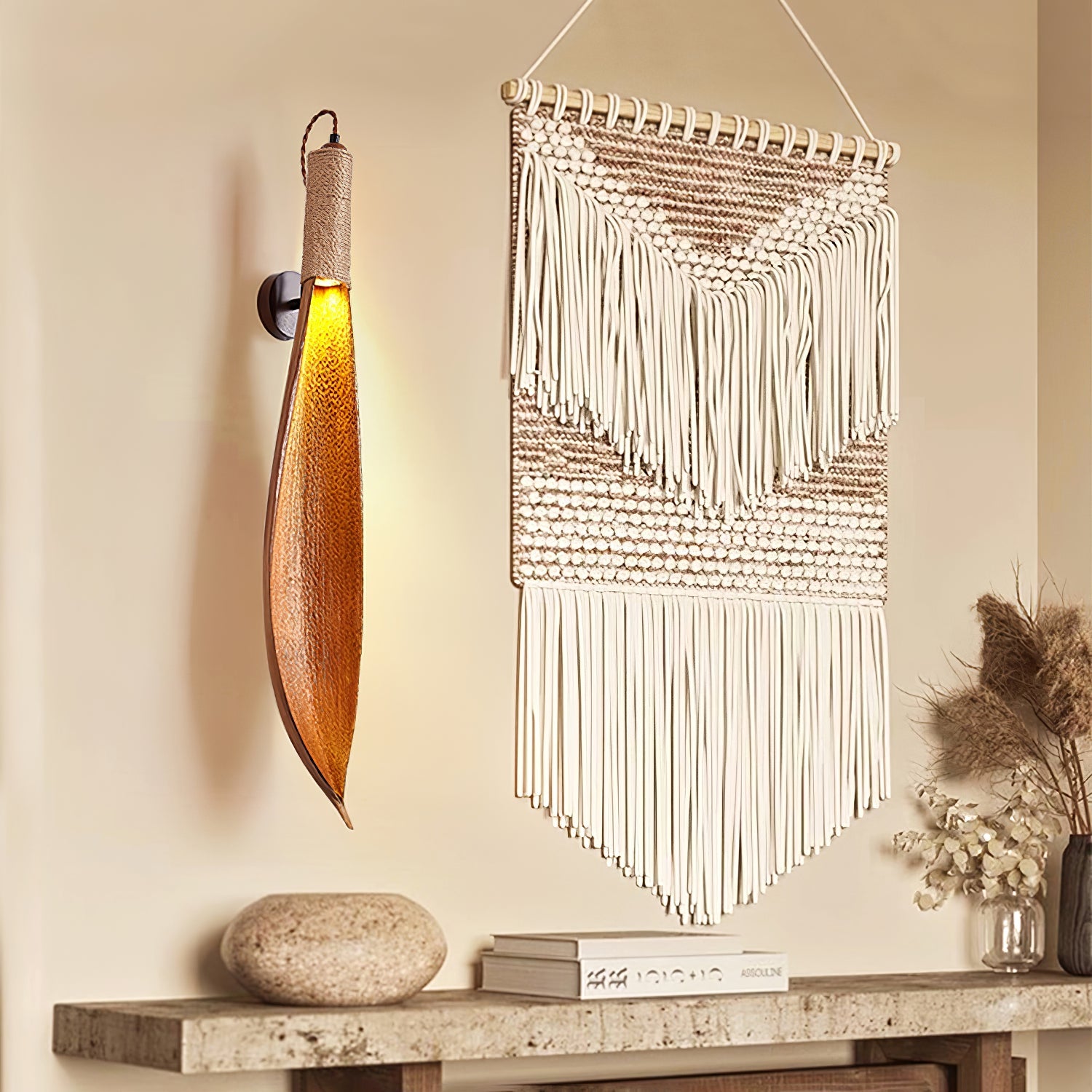 Cocoa Leaf Wall Sconce - Blowlighting
