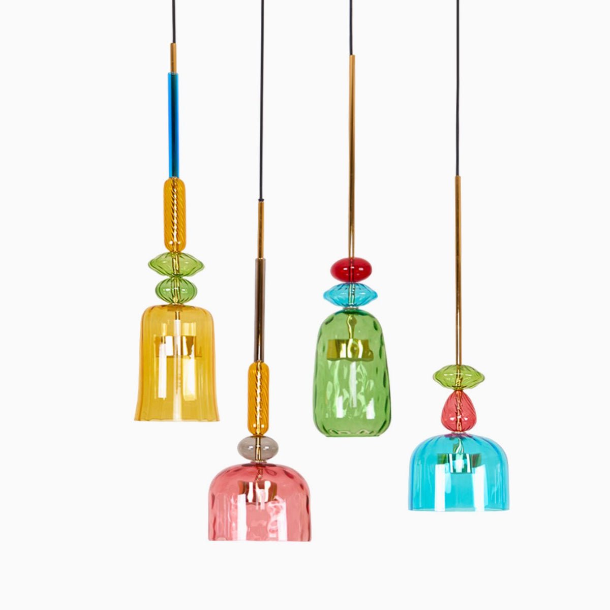 Muse Bohemian Glass Pendant Lamp - Blowlighting