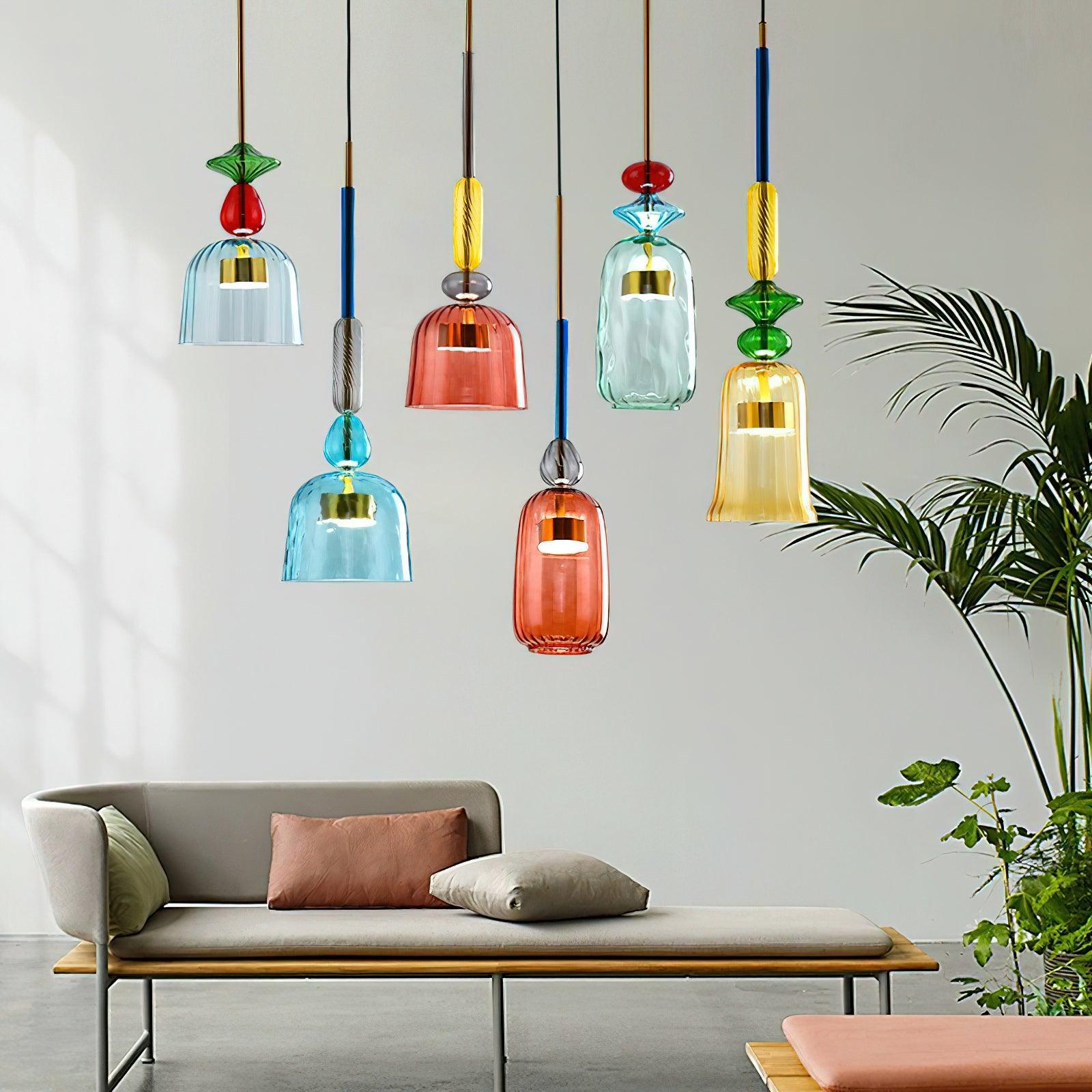 Muse Bohemian Glass Pendant Lamp - Blowlighting