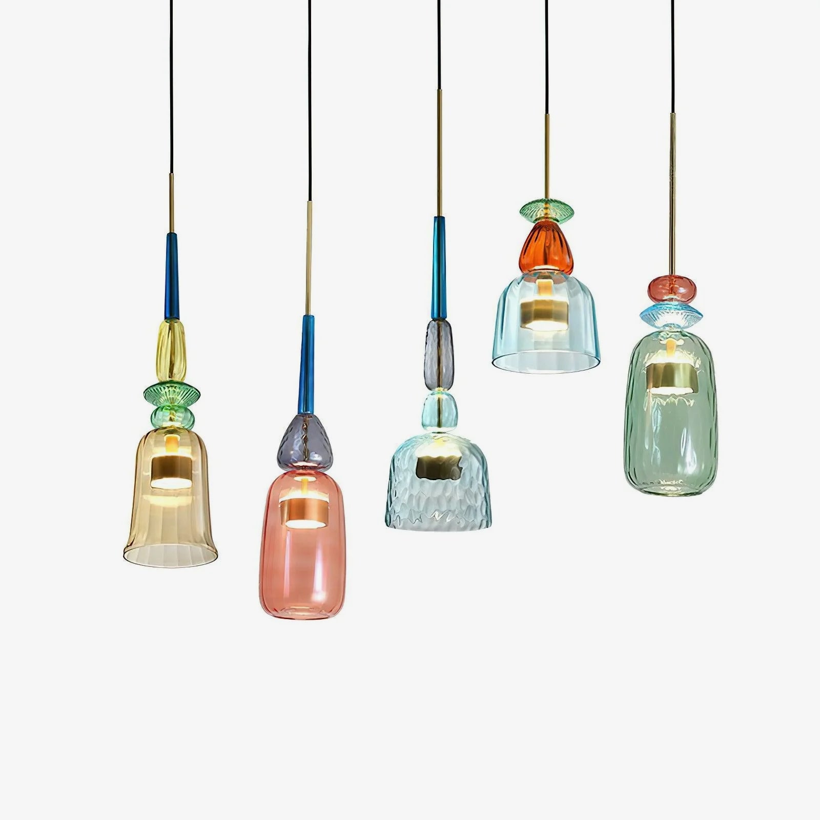 Muse Bohemian Glass Pendant Lamp - Blowlighting