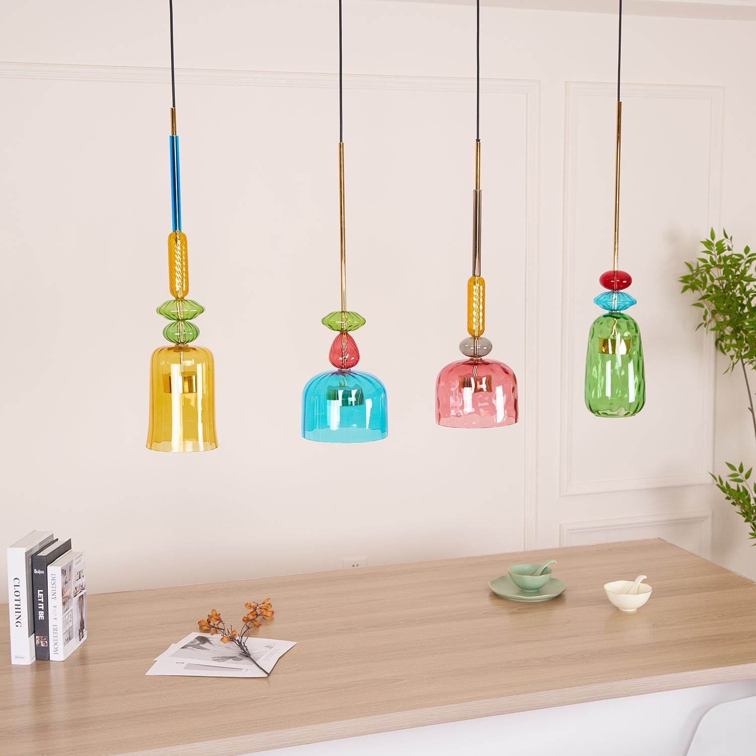 Muse Bohemian Glass Pendant Lamp - Blowlighting