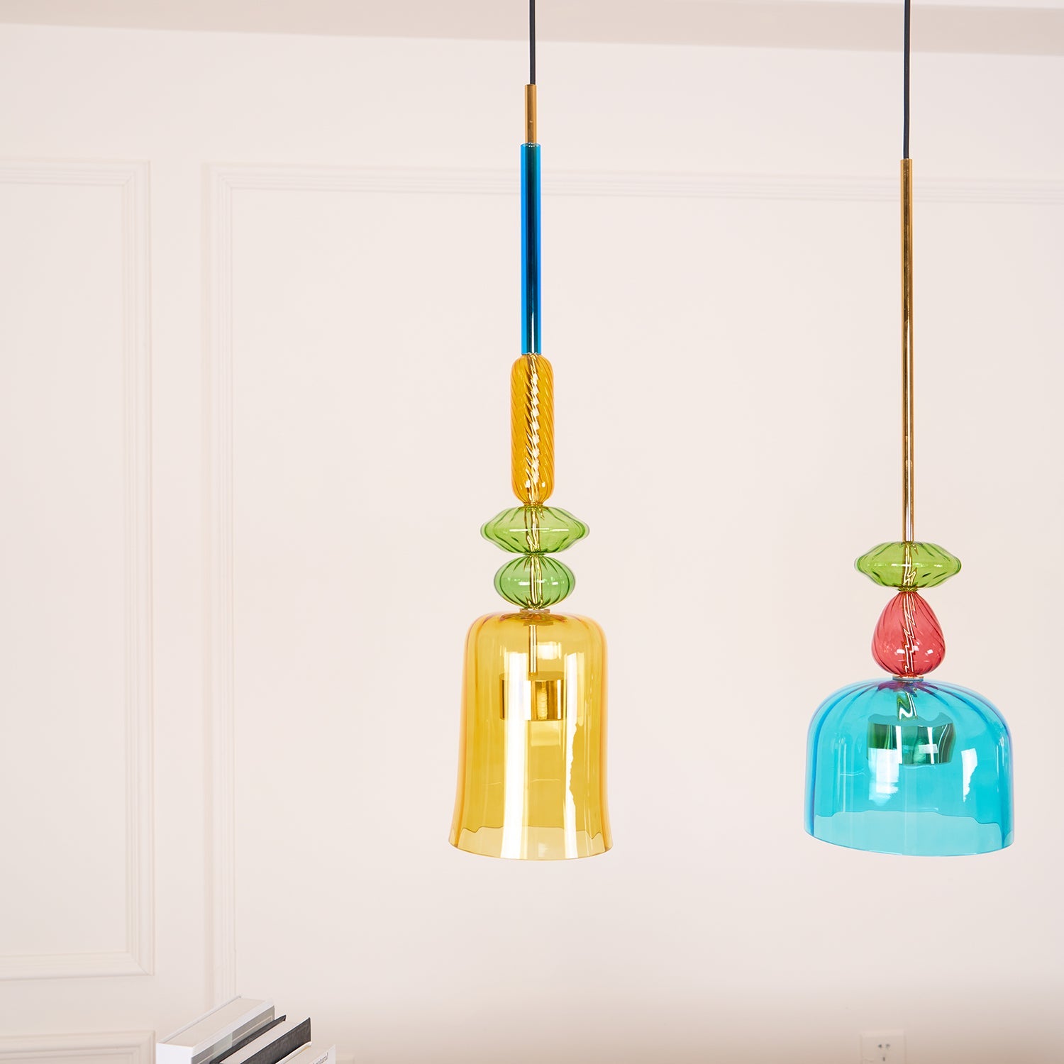 Muse Bohemian Glass Pendant Lamp - Blowlighting