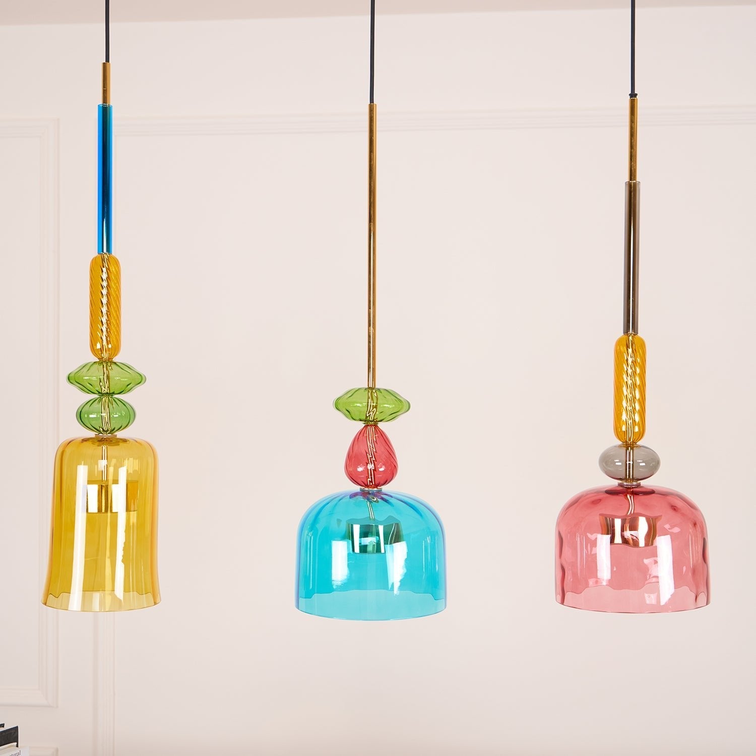 Muse Bohemian Glass Pendant Lamp - Blowlighting