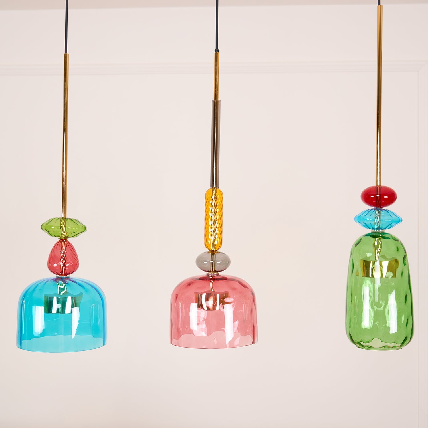 Muse Bohemian Glass Pendant Lamp - Blowlighting