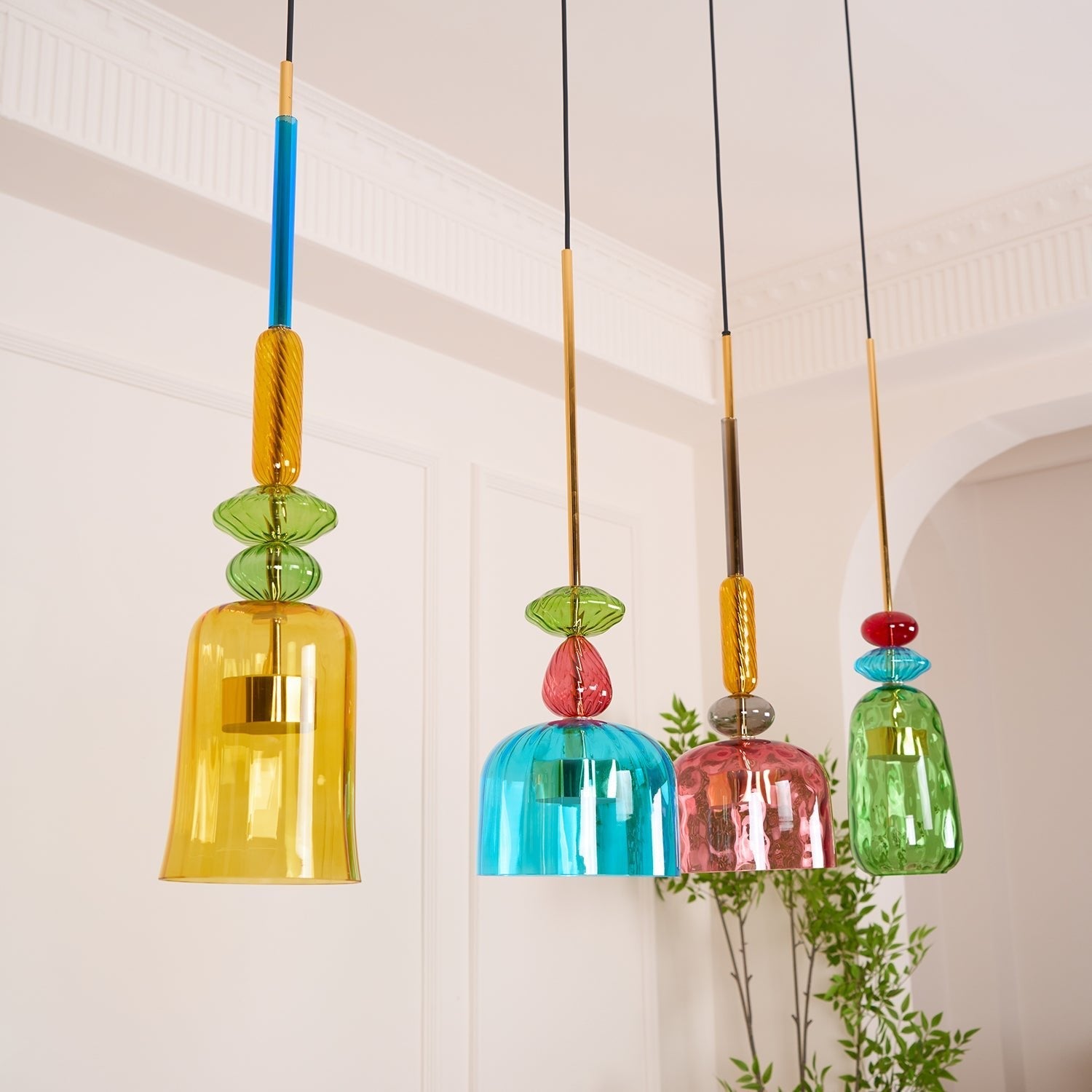 Muse Bohemian Glass Pendant Lamp - Blowlighting