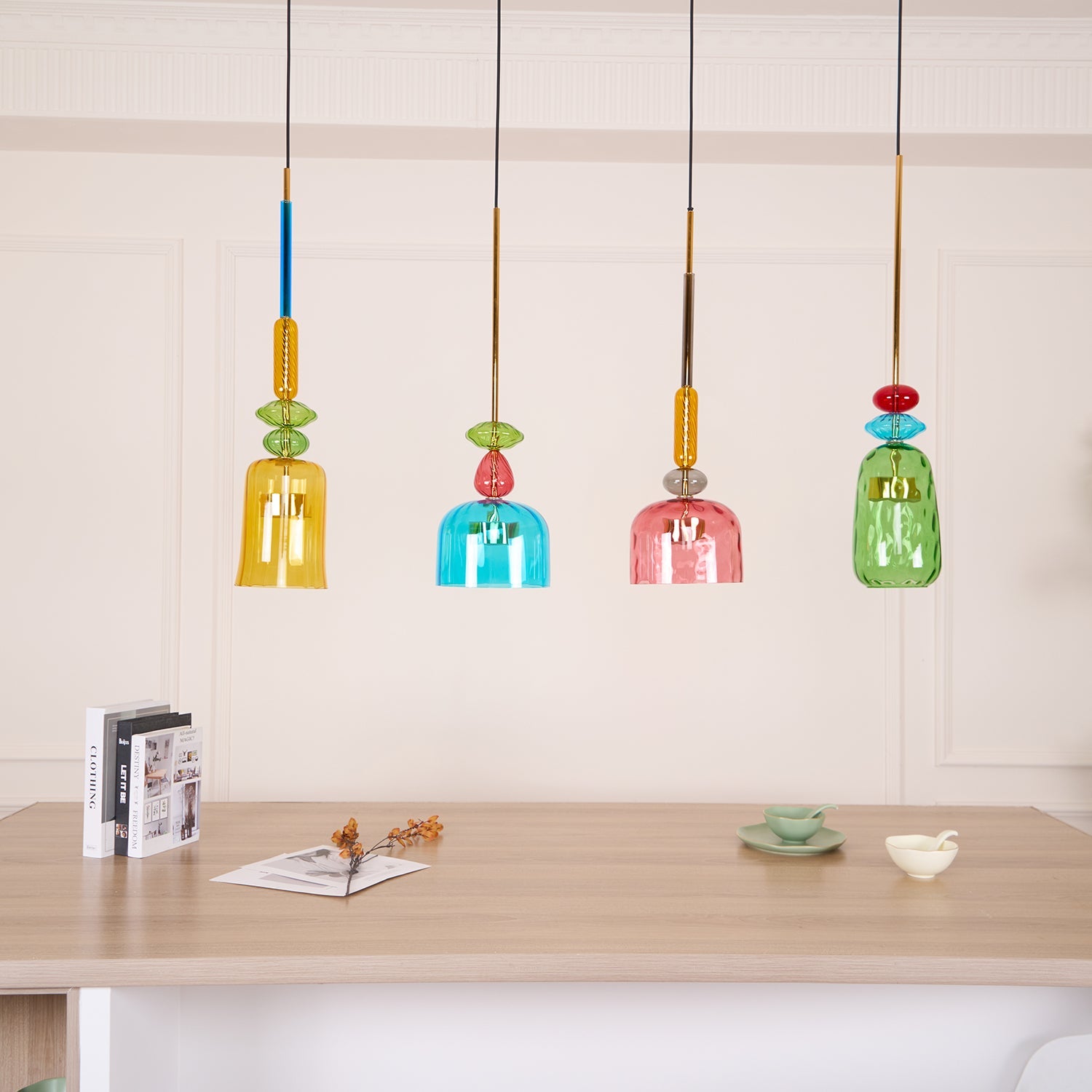 Muse Bohemian Glass Pendant Lamp - Blowlighting