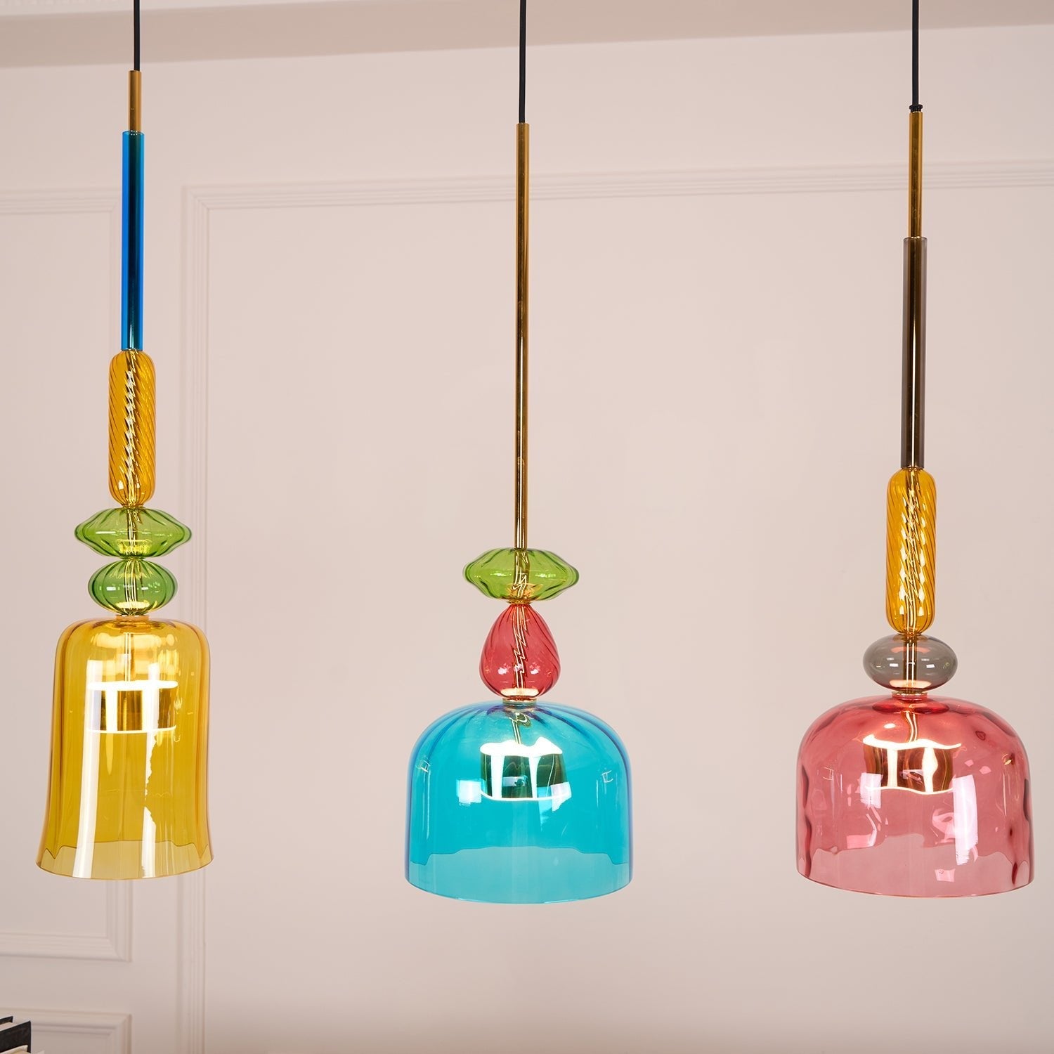 Muse Bohemian Glass Pendant Lamp - Blowlighting