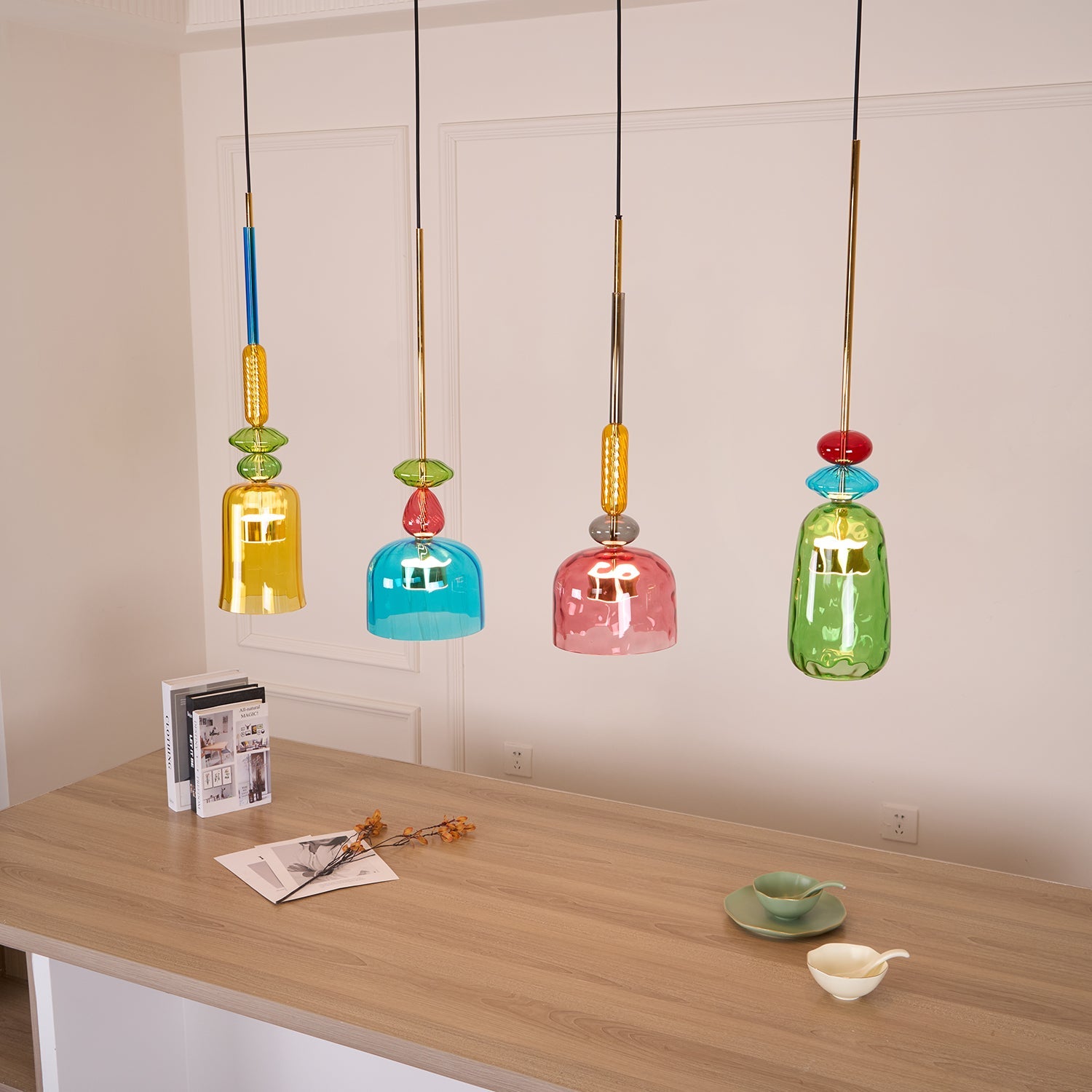 Muse Bohemian Glass Pendant Lamp - Blowlighting