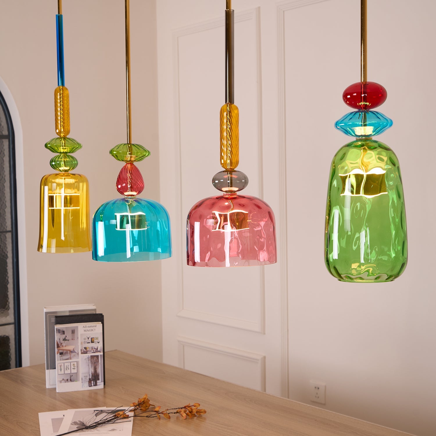 Muse Bohemian Glass Pendant Lamp - Blowlighting