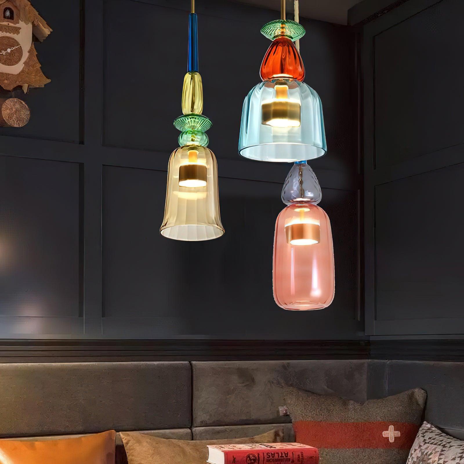 Muse Bohemian Glass Pendant Lamp - Blowlighting