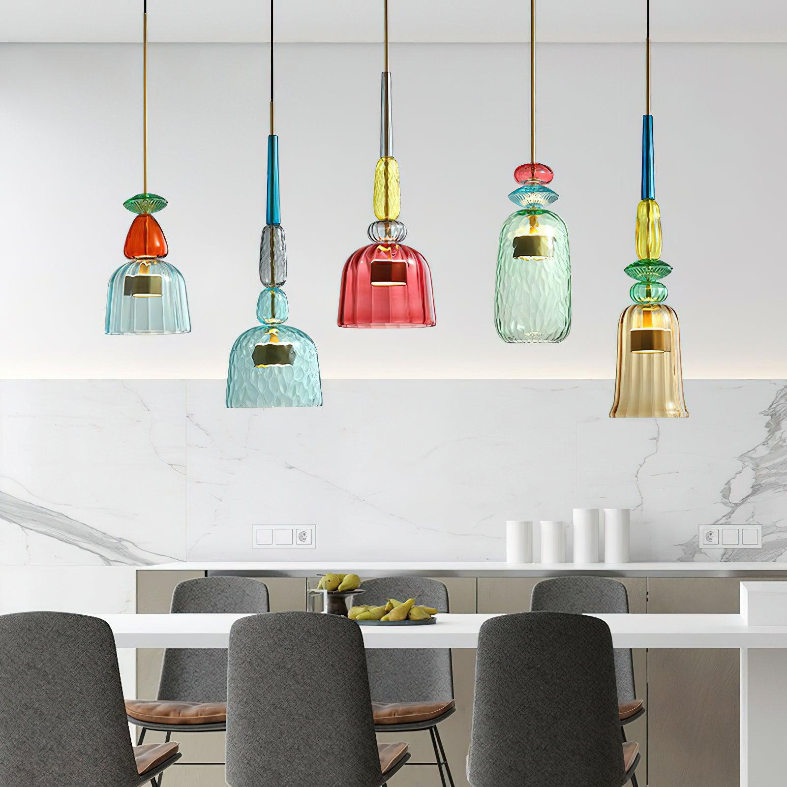 Muse Bohemian Glass Pendant Lamp - Blowlighting