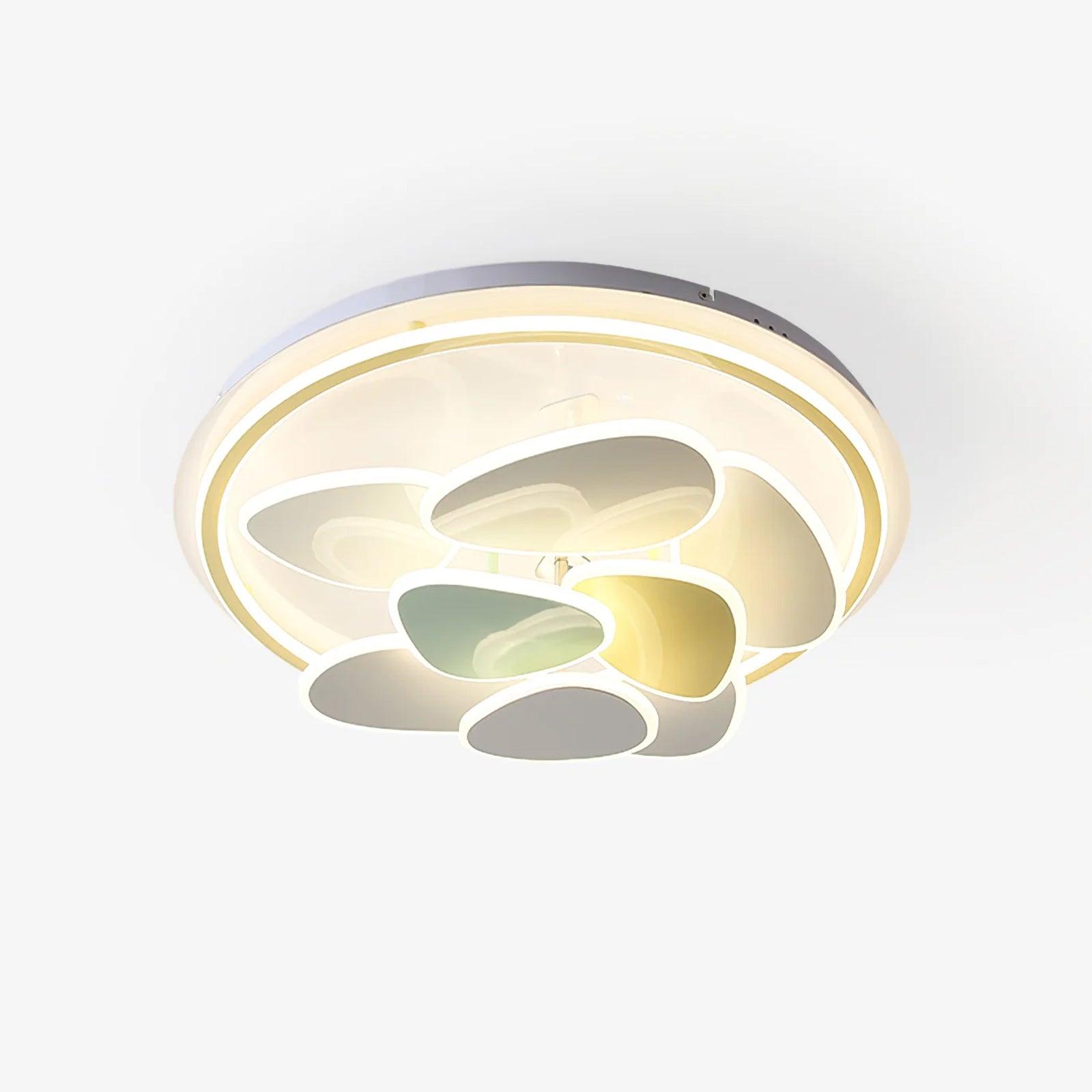 Colorful Cloud Round Ceiling Lamp - Blowlighting