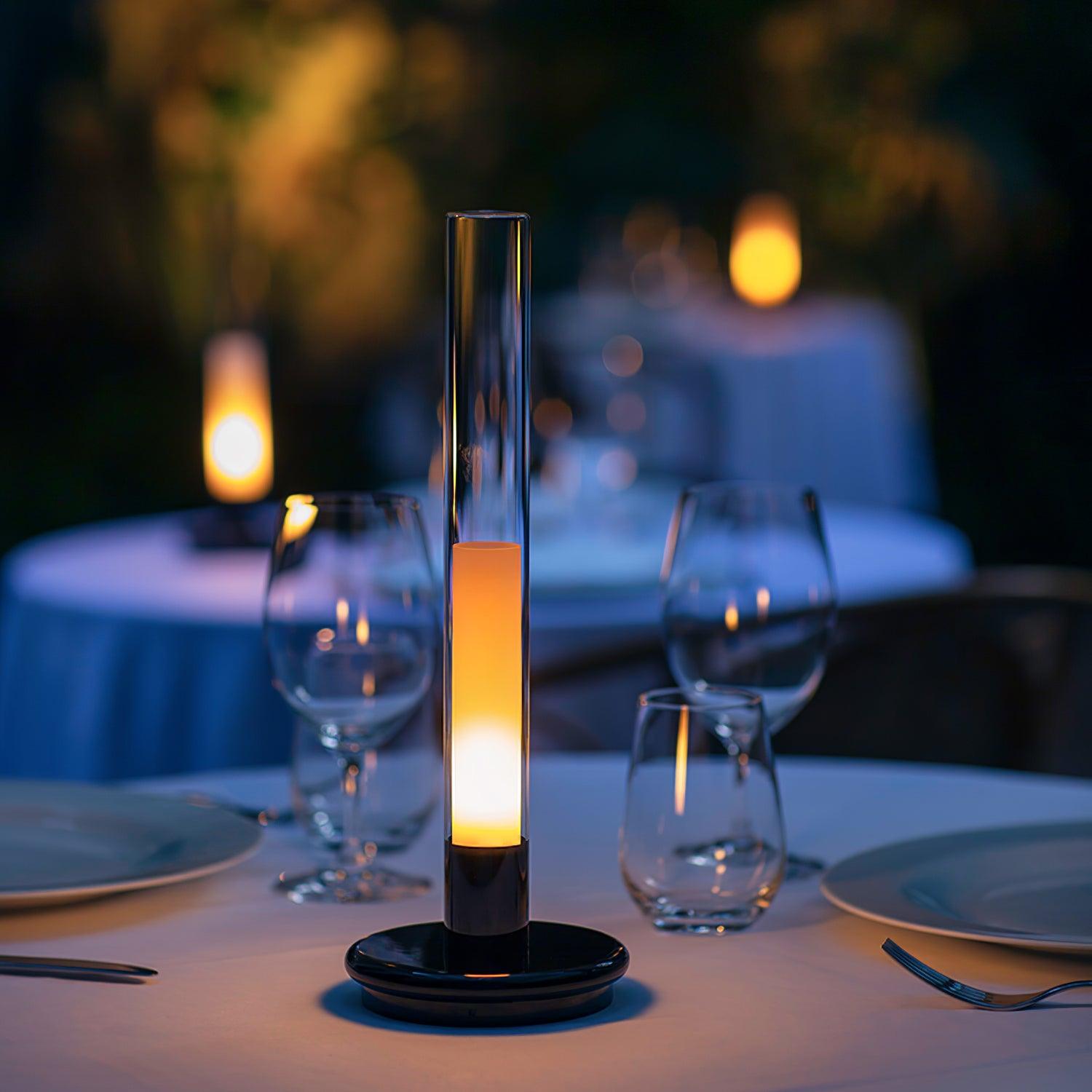 Column Built-in Battery Table Lamp - Blowlighting