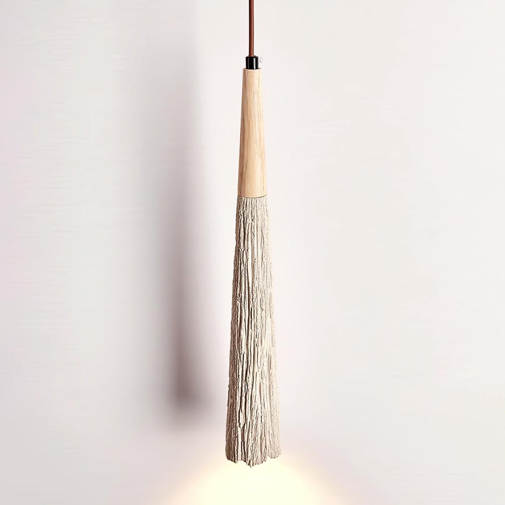 Concrete Pleated Pendant Lamp - Blowlighting