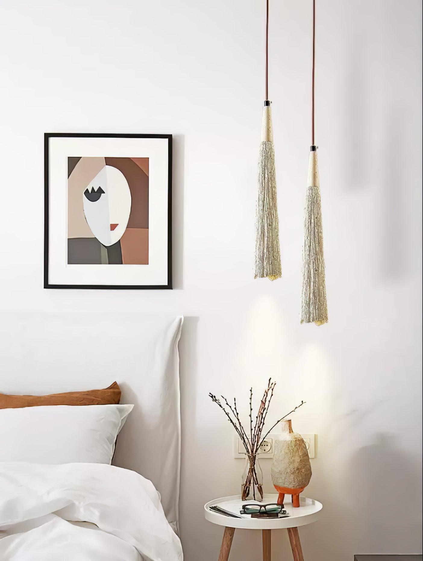 Concrete Pleated Pendant Lamp - Blowlighting