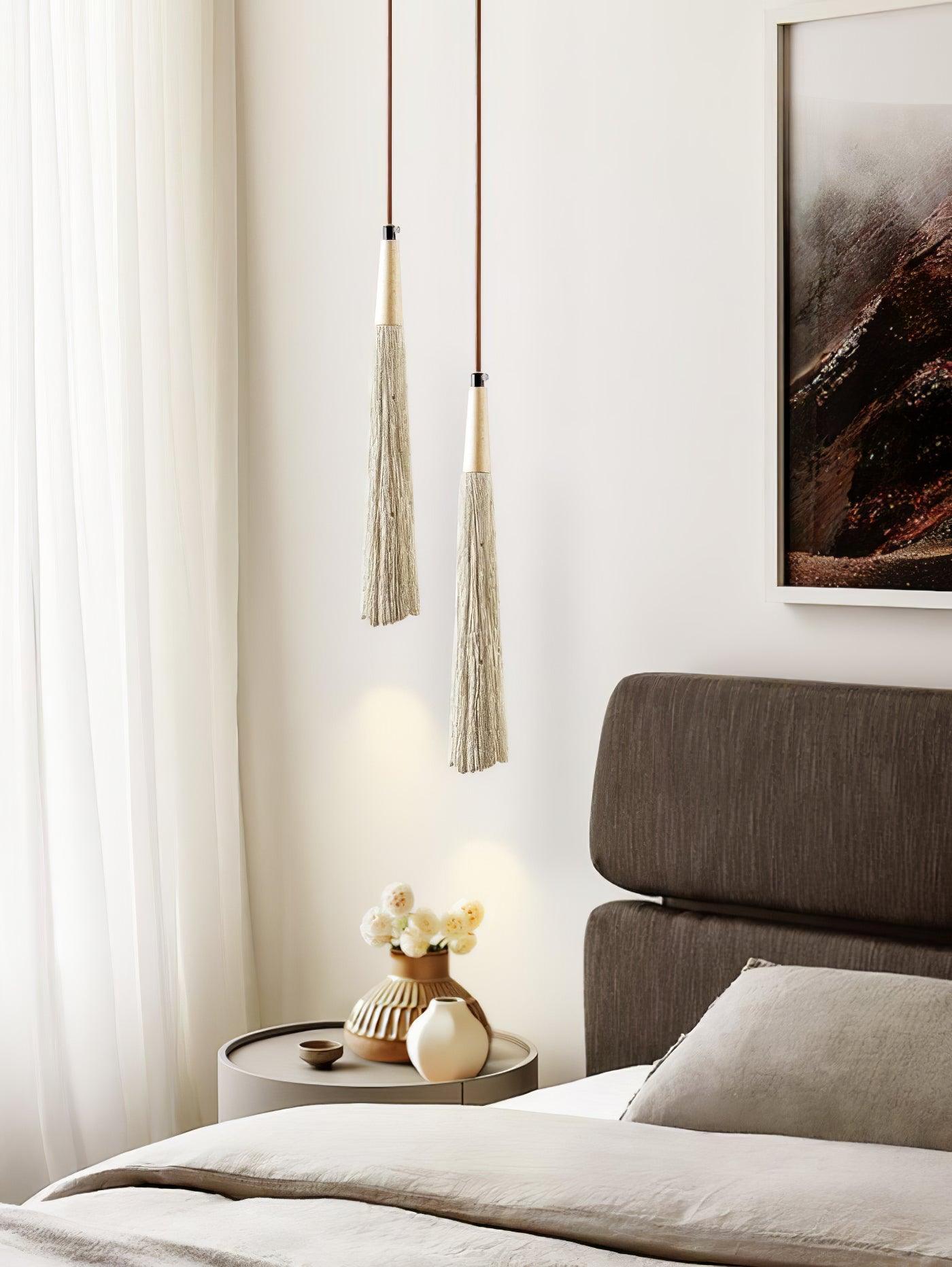 Concrete Pleated Pendant Lamp - Blowlighting
