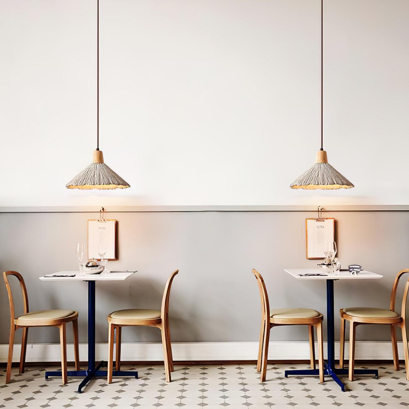 Concrete Pleated Pendant Lamp - Blowlighting