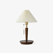 Cone Pleated Fabric Table Lamp - Blowlighting