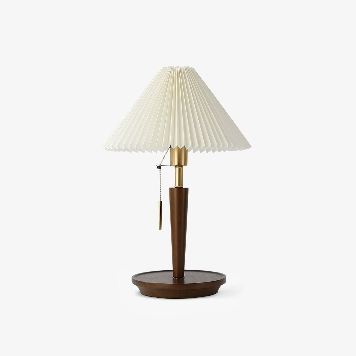 Cone Pleated Fabric Table Lamp - Blowlighting