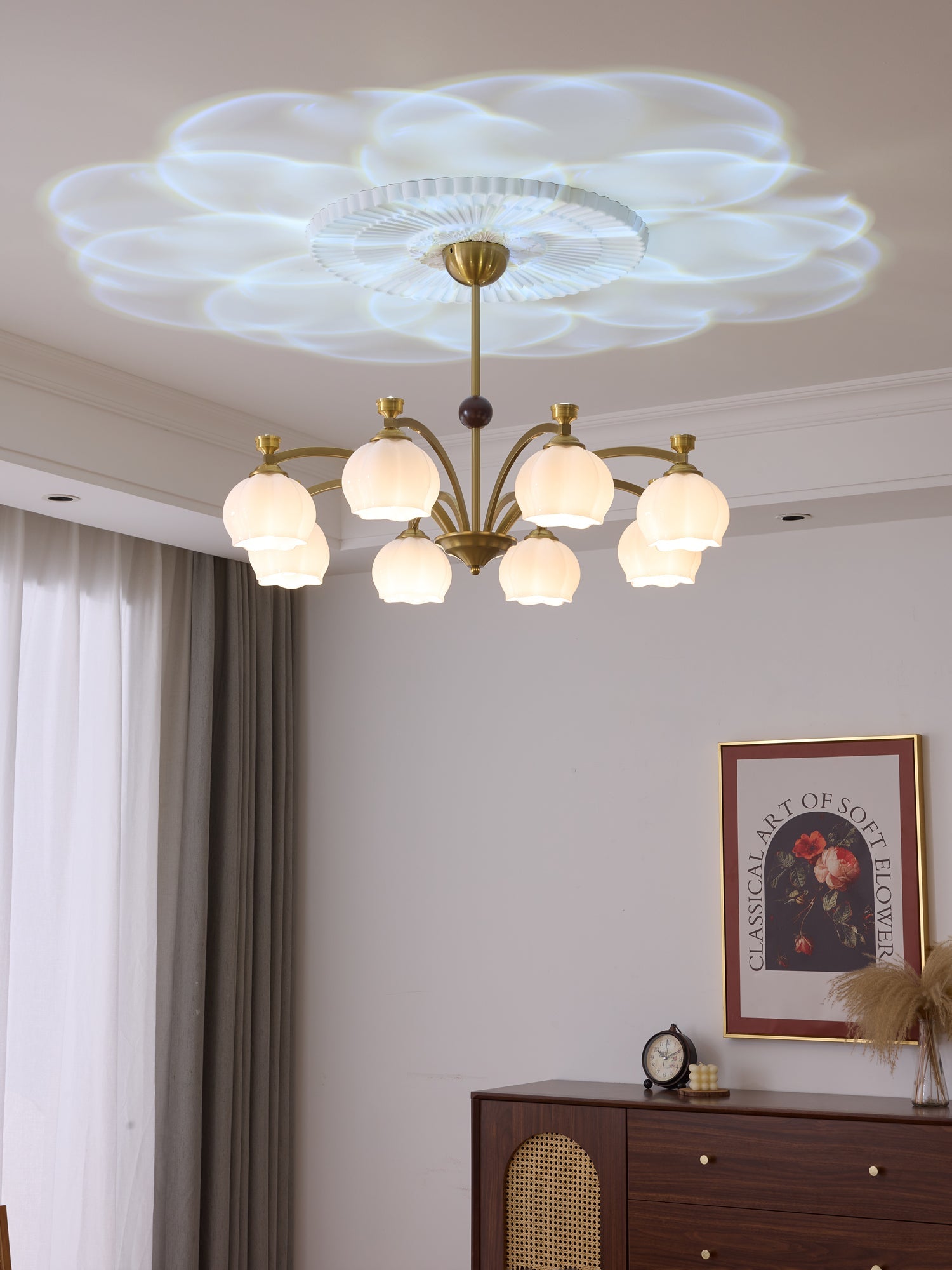 Corinne Arc Chandelier - Blowlighting