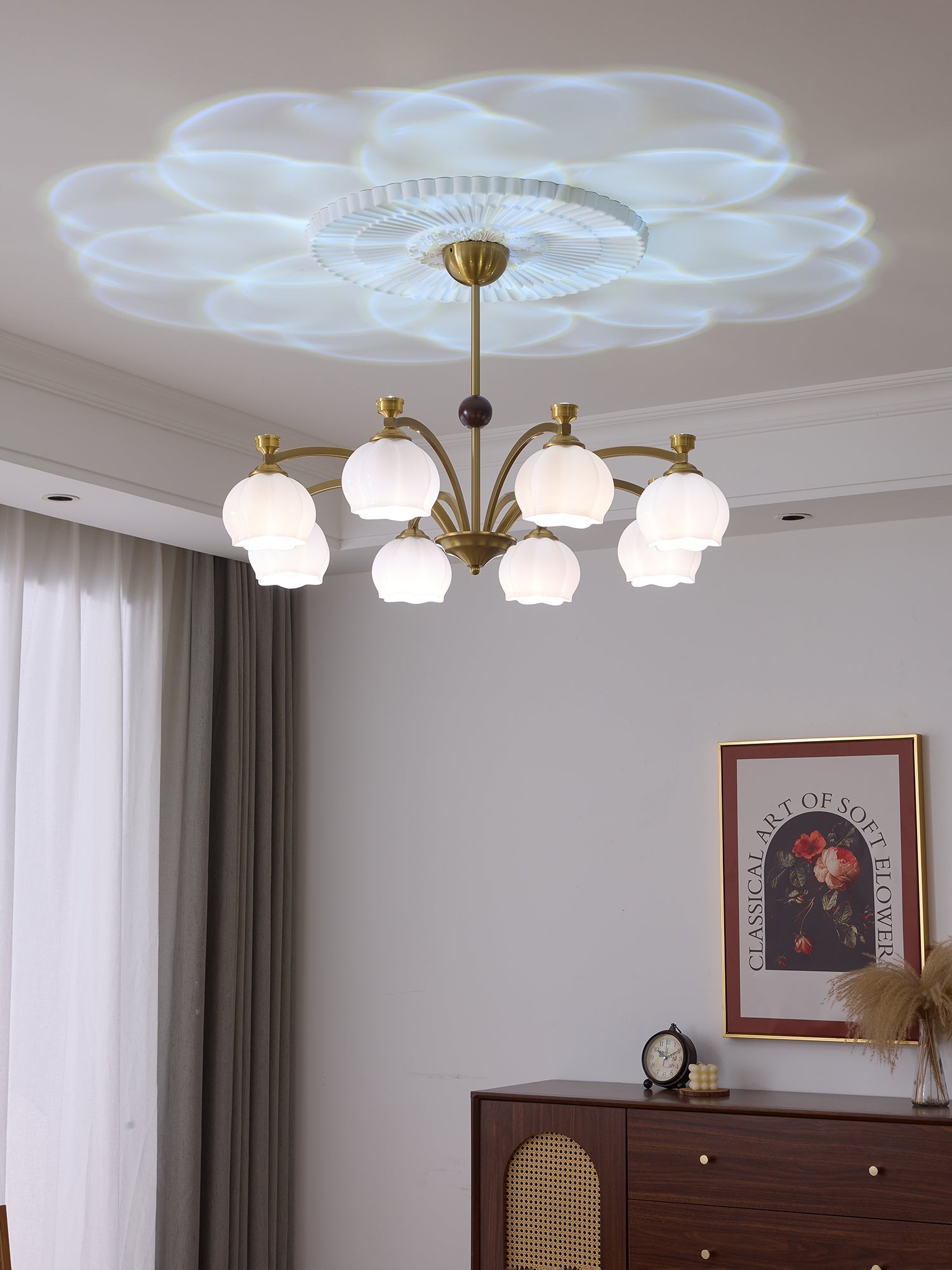 Corinne Arc Chandelier - Blowlighting