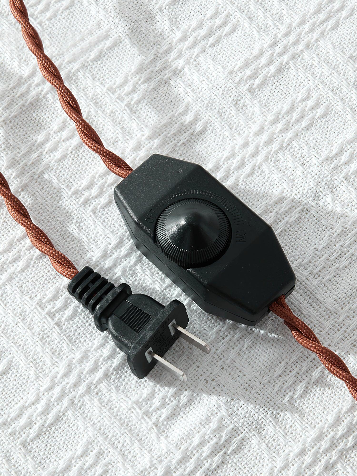 Cracked Glass Brass Table Lamp - Blowlighting