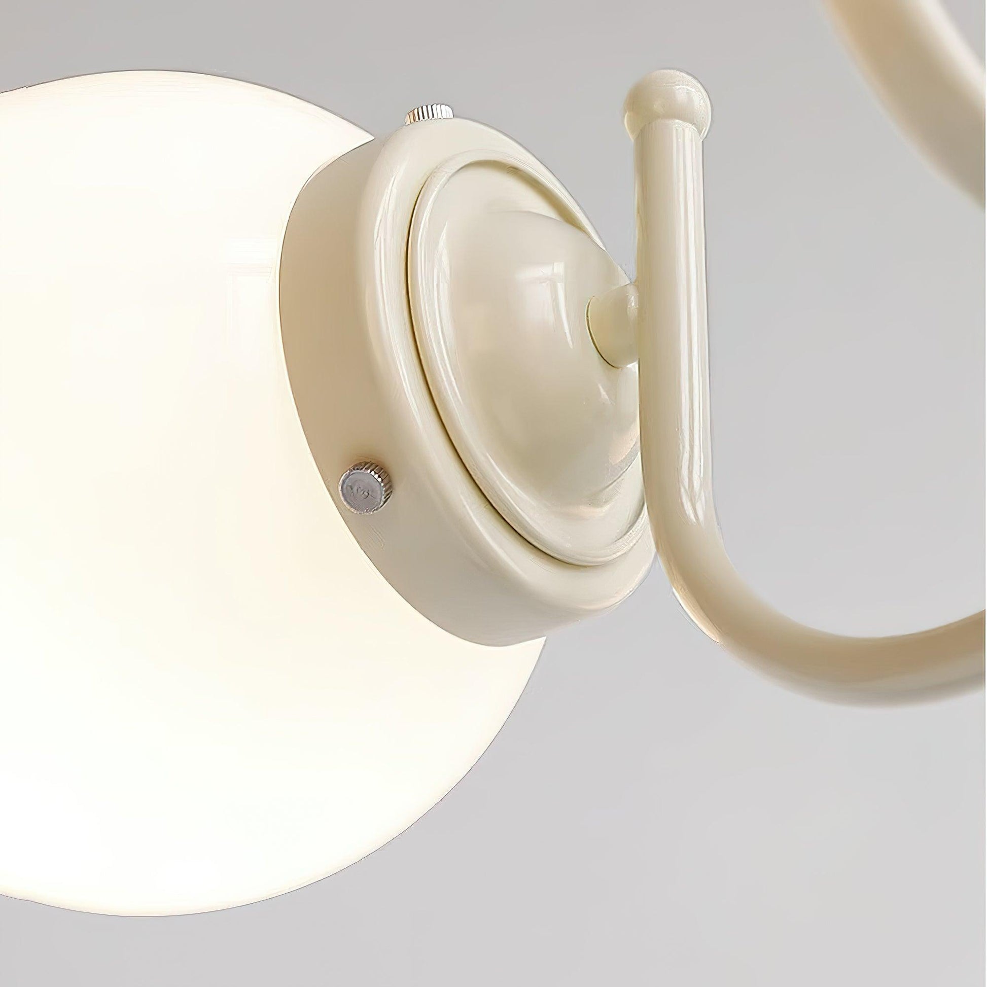 Lustra Chandelier Globe Cream Modern - Blowlighting