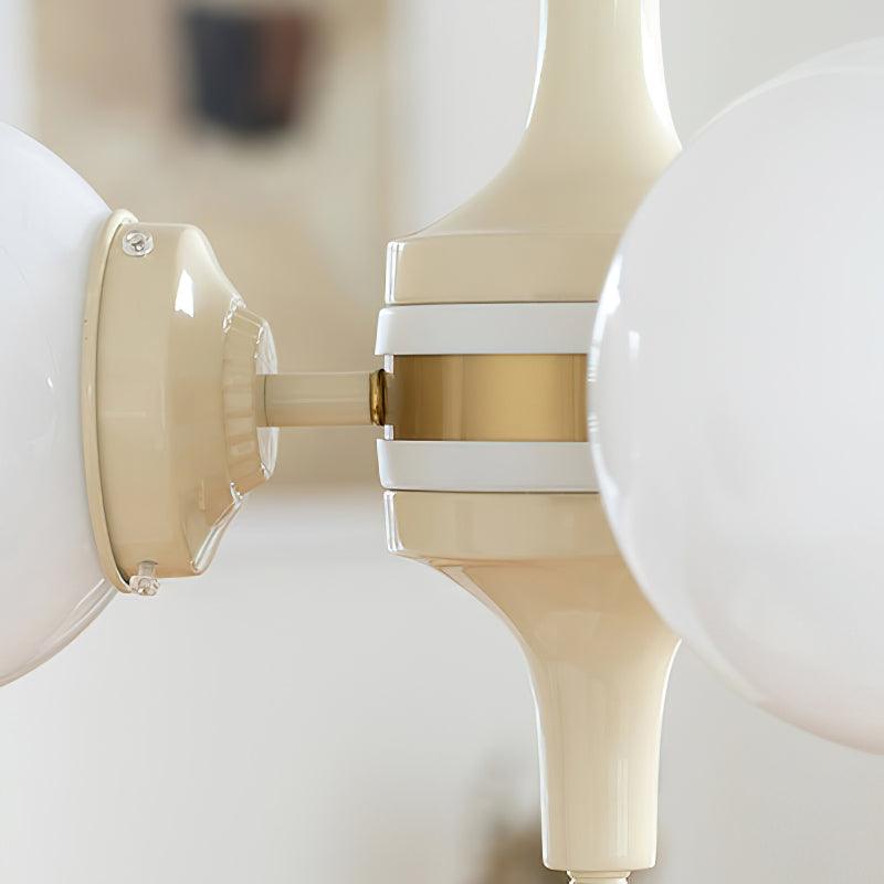 Lustra Chandelier Globe Cream Modern - Blowlighting