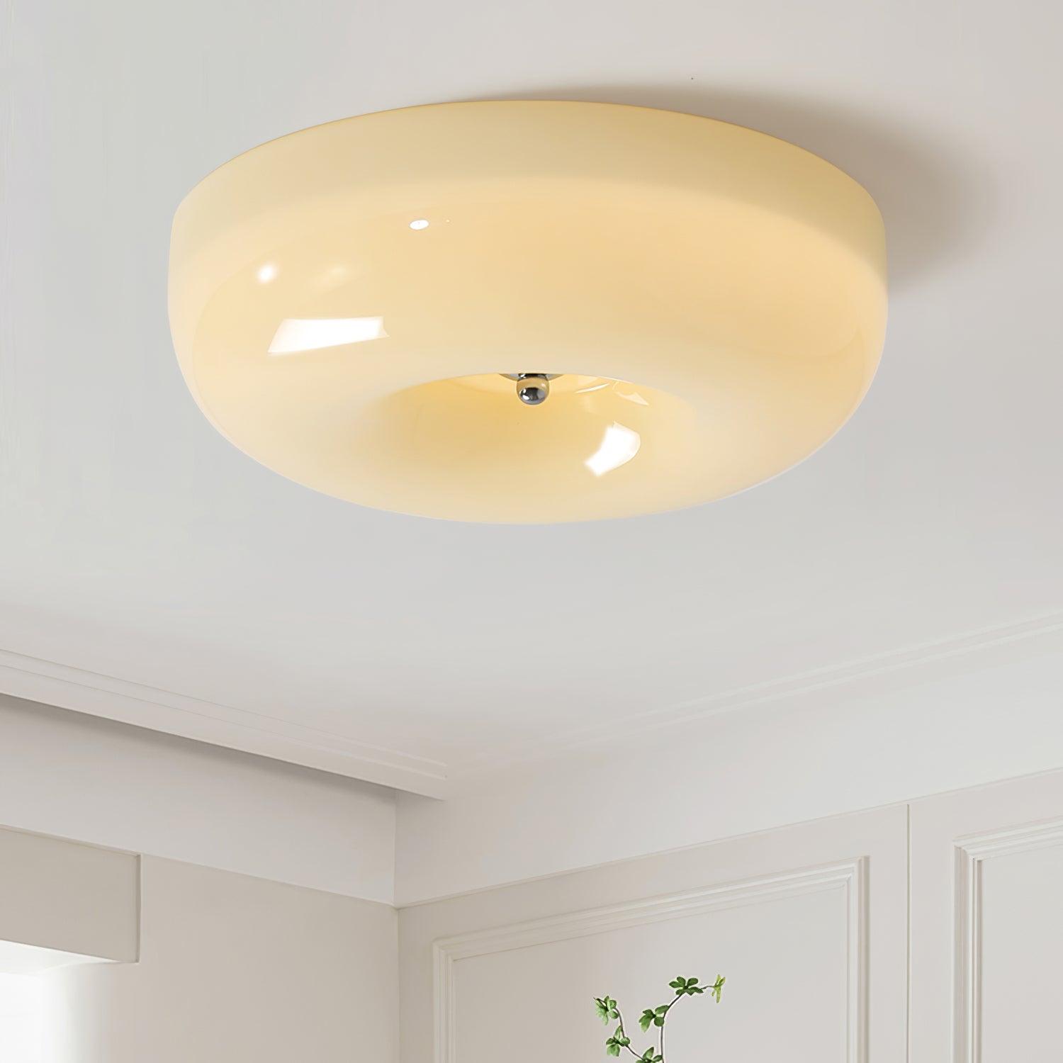 Cream Pudding Ceiling Lamp - Blowlighting