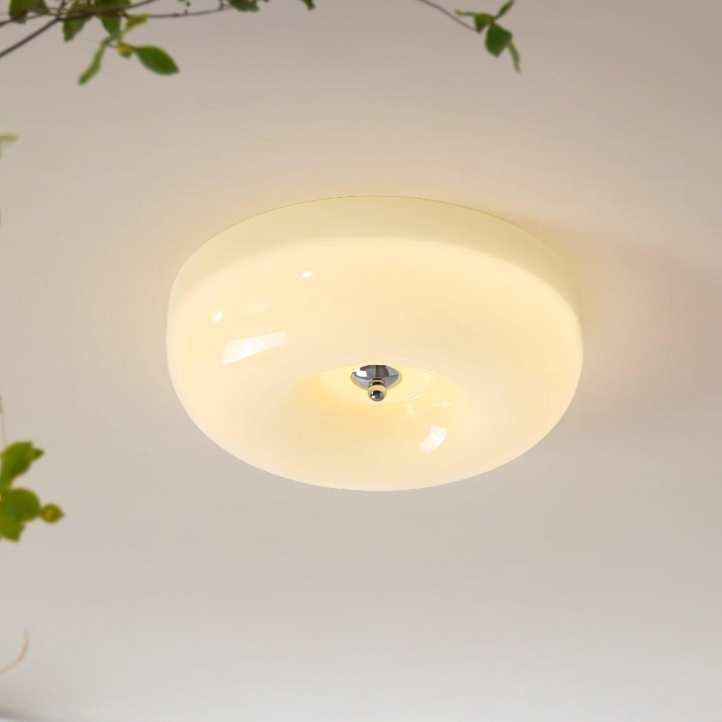 Cream Pudding Ceiling Lamp - Blowlighting