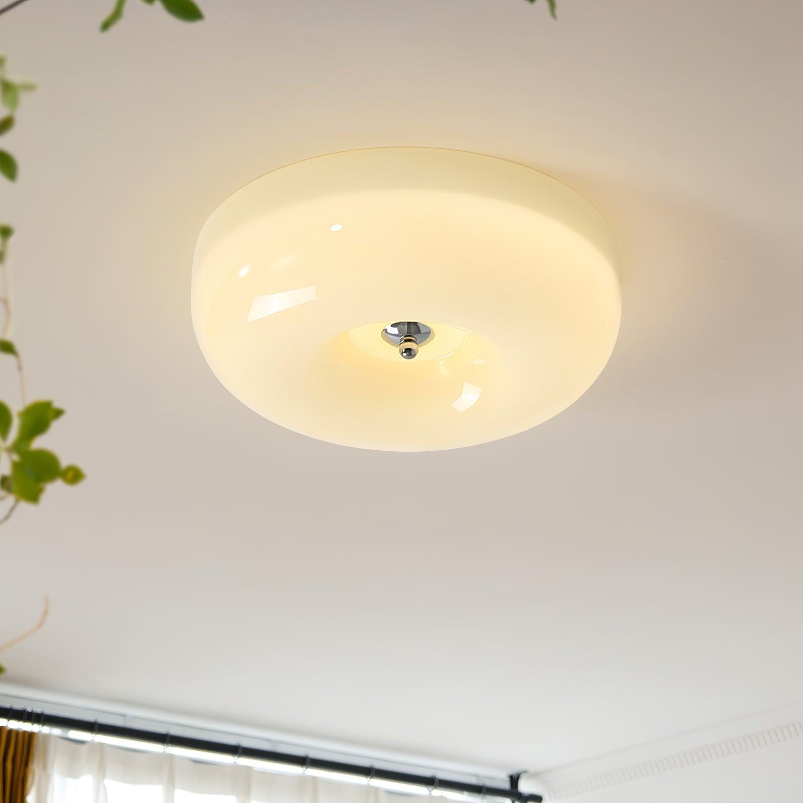 Cream Pudding Ceiling Lamp - Blowlighting