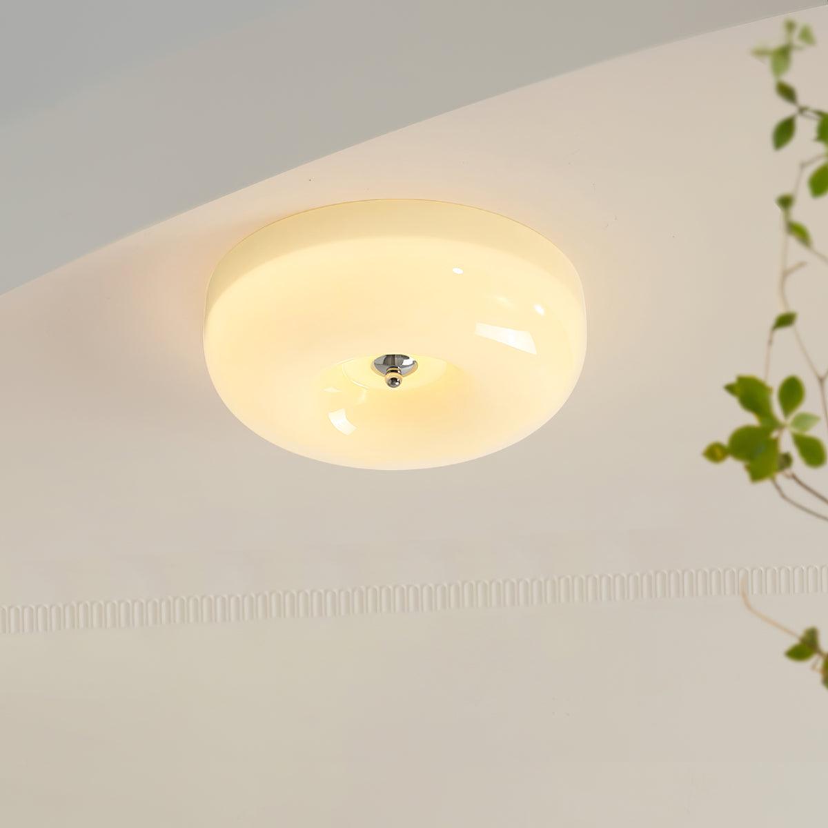 Cream Pudding Ceiling Lamp - Blowlighting