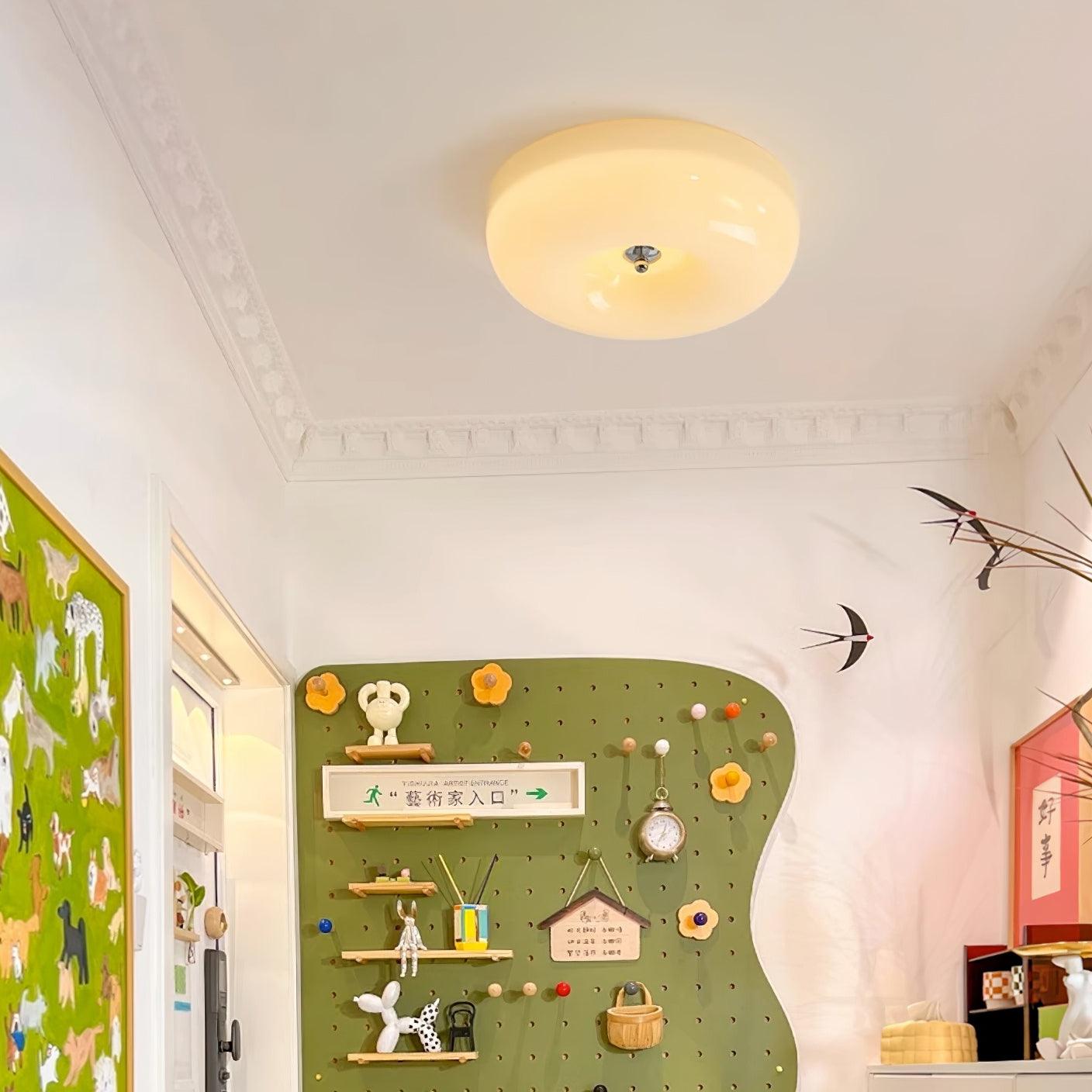 Cream Pudding Ceiling Lamp - Blowlighting