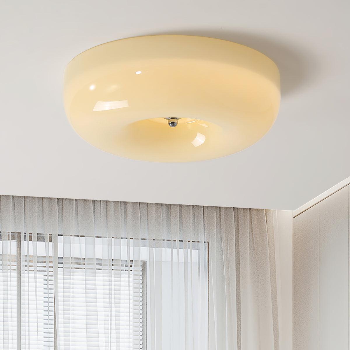 Cream Pudding Ceiling Lamp - Blowlighting