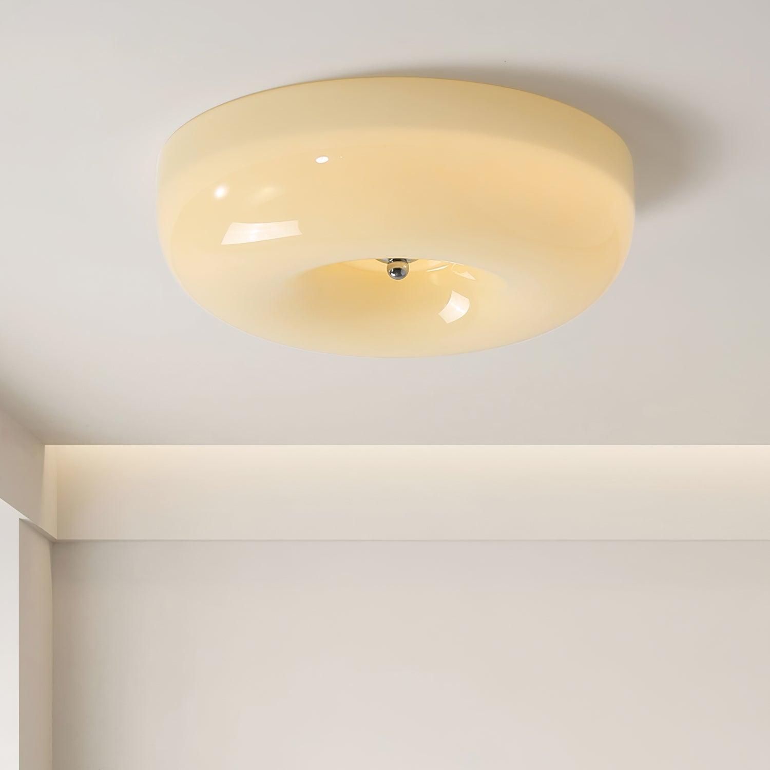 Cream Pudding Ceiling Lamp - Blowlighting