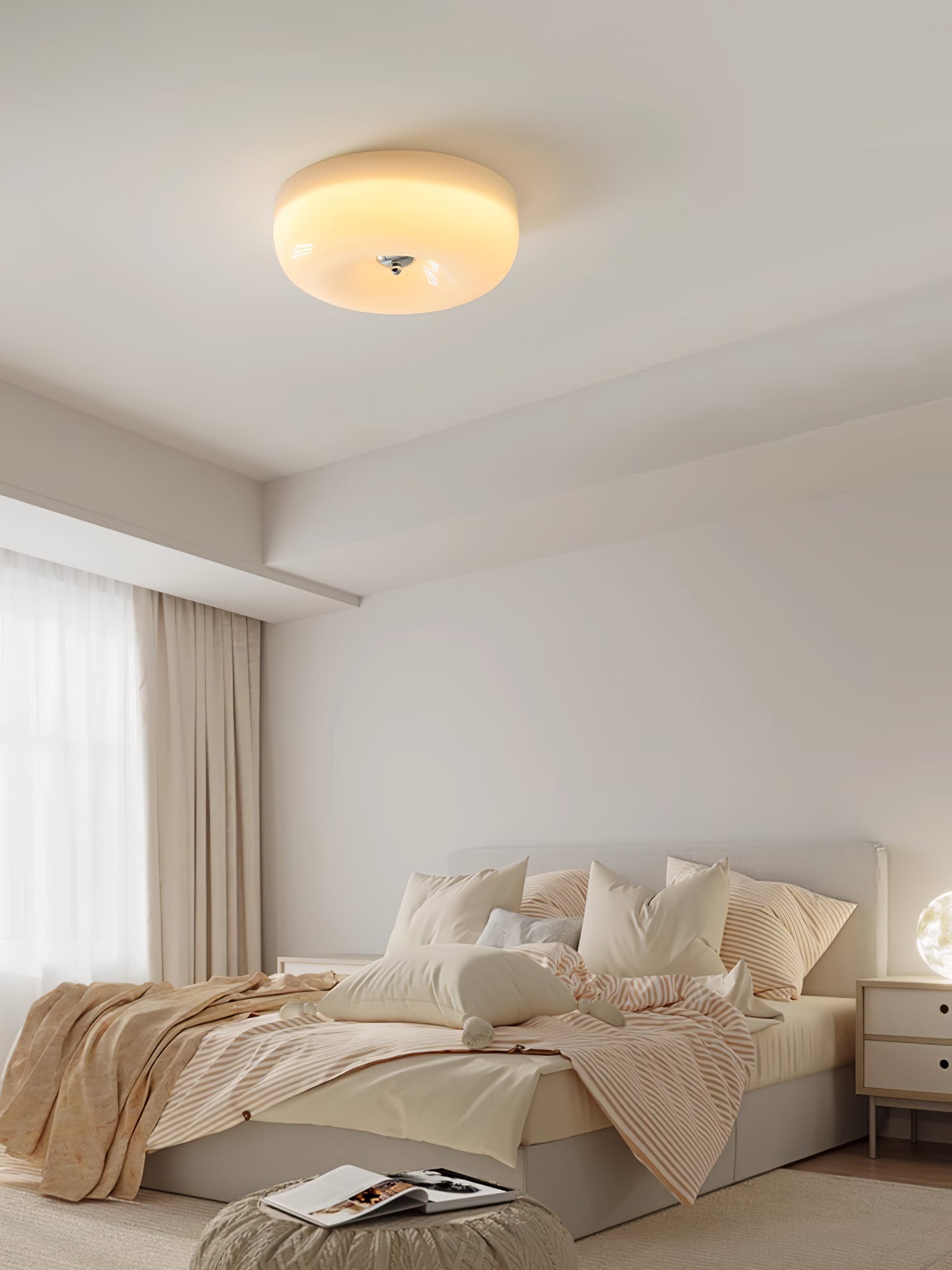 Cream Pudding Ceiling Lamp - Blowlighting