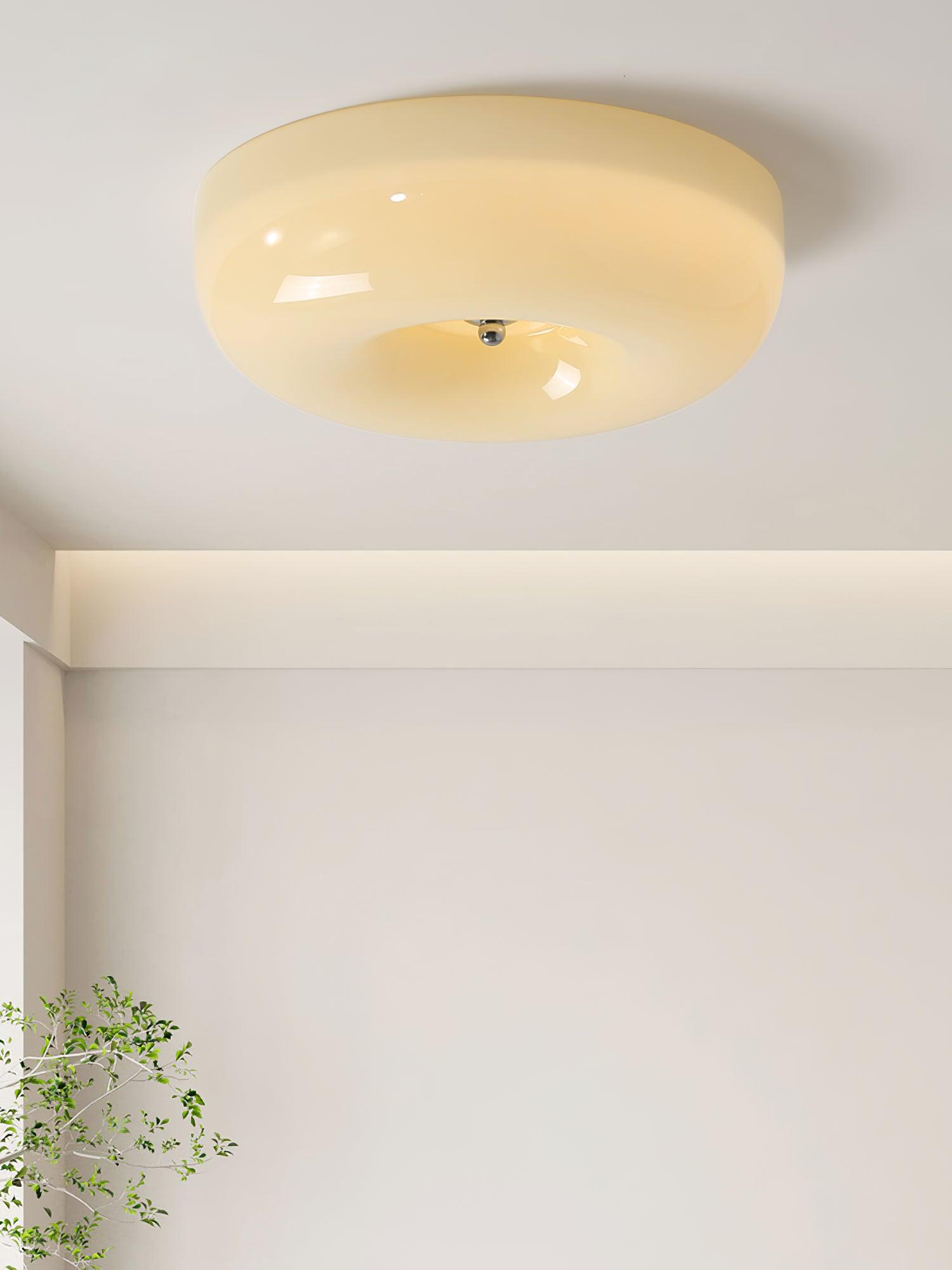 Cream Pudding Ceiling Lamp - Blowlighting