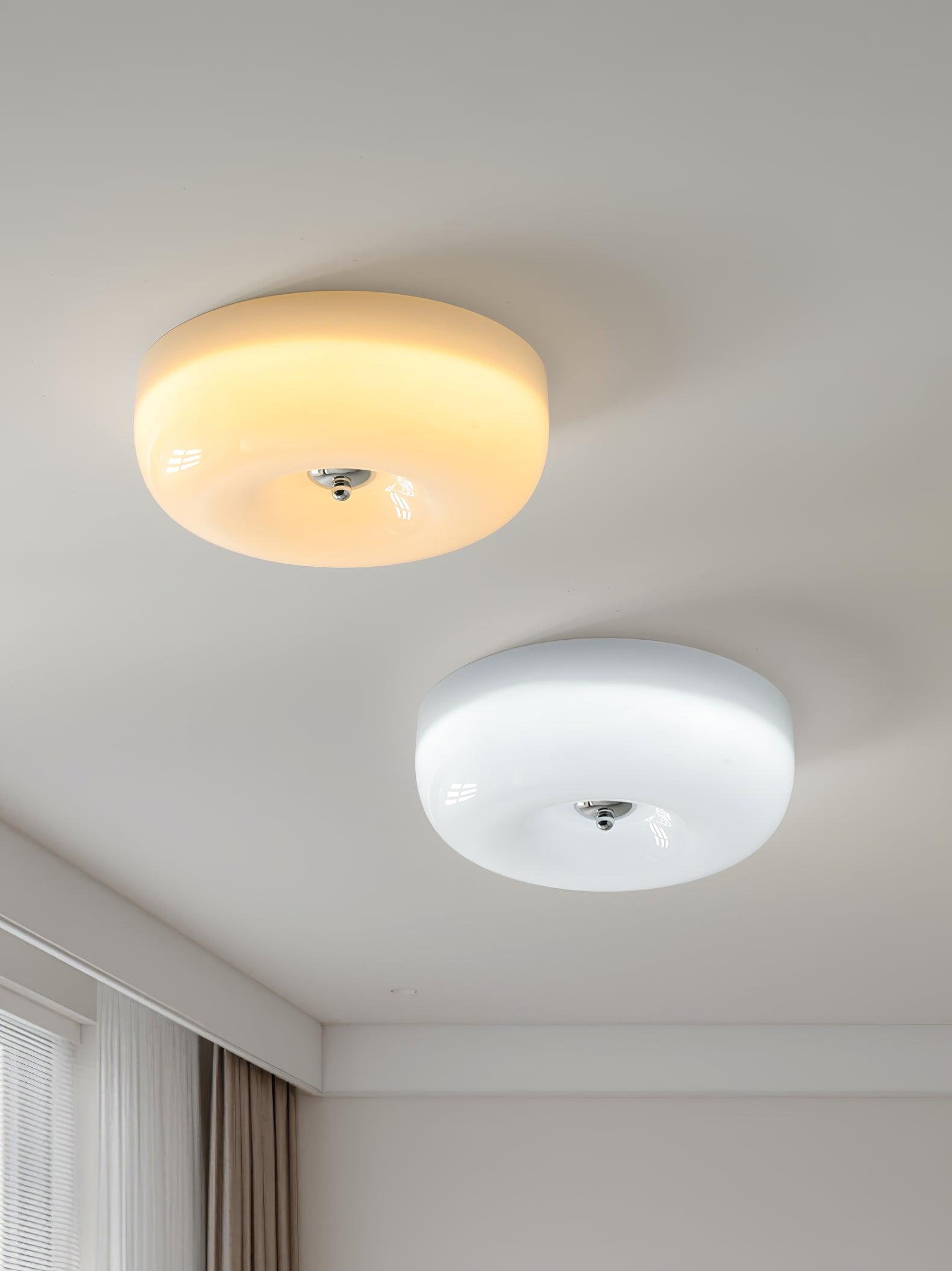 Cream Pudding Ceiling Lamp - Blowlighting