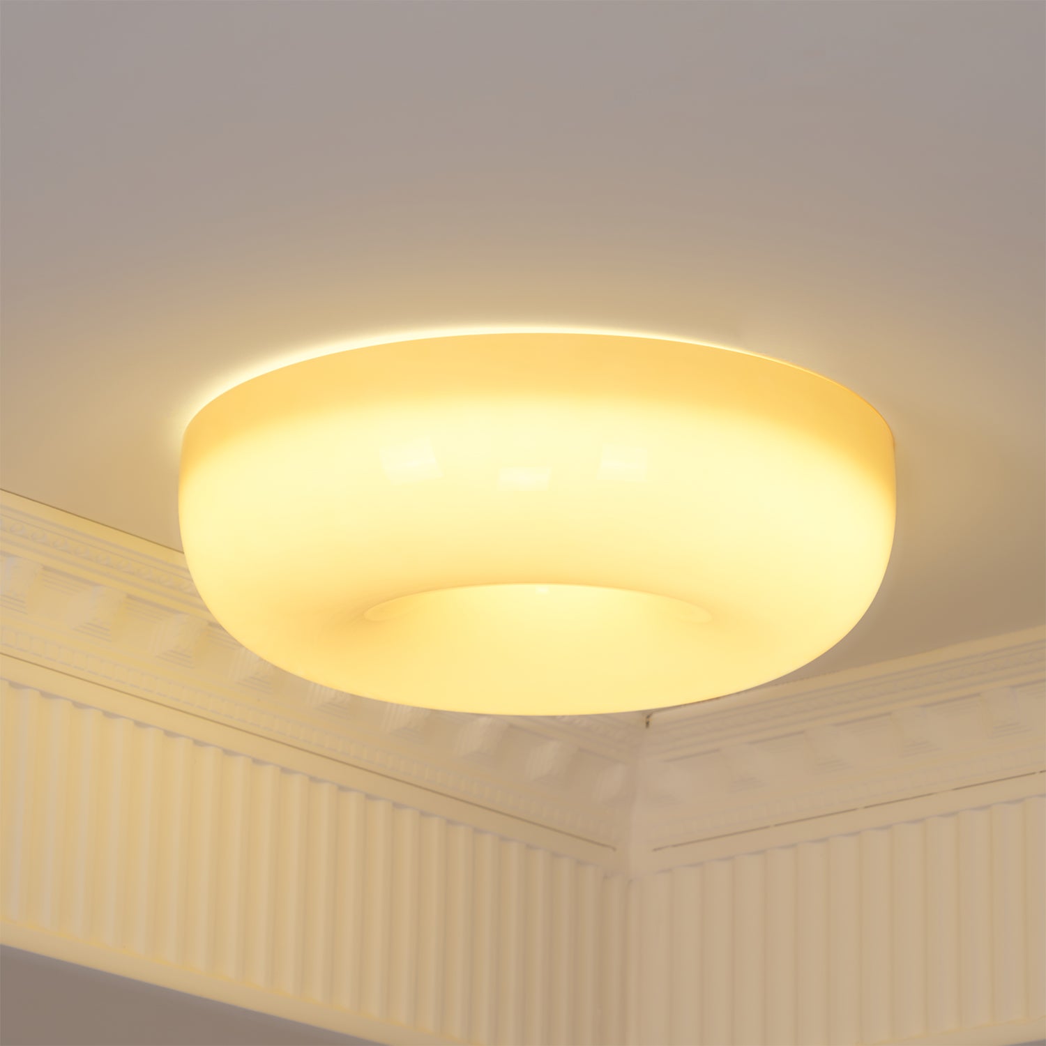 Cream Pudding Ceiling Lamp - Blowlighting