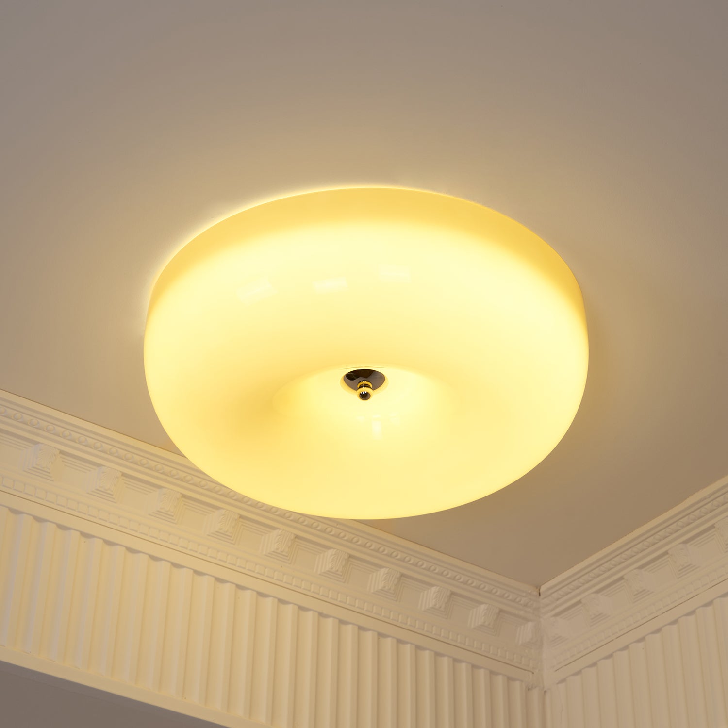 Cream Pudding Ceiling Lamp - Blowlighting