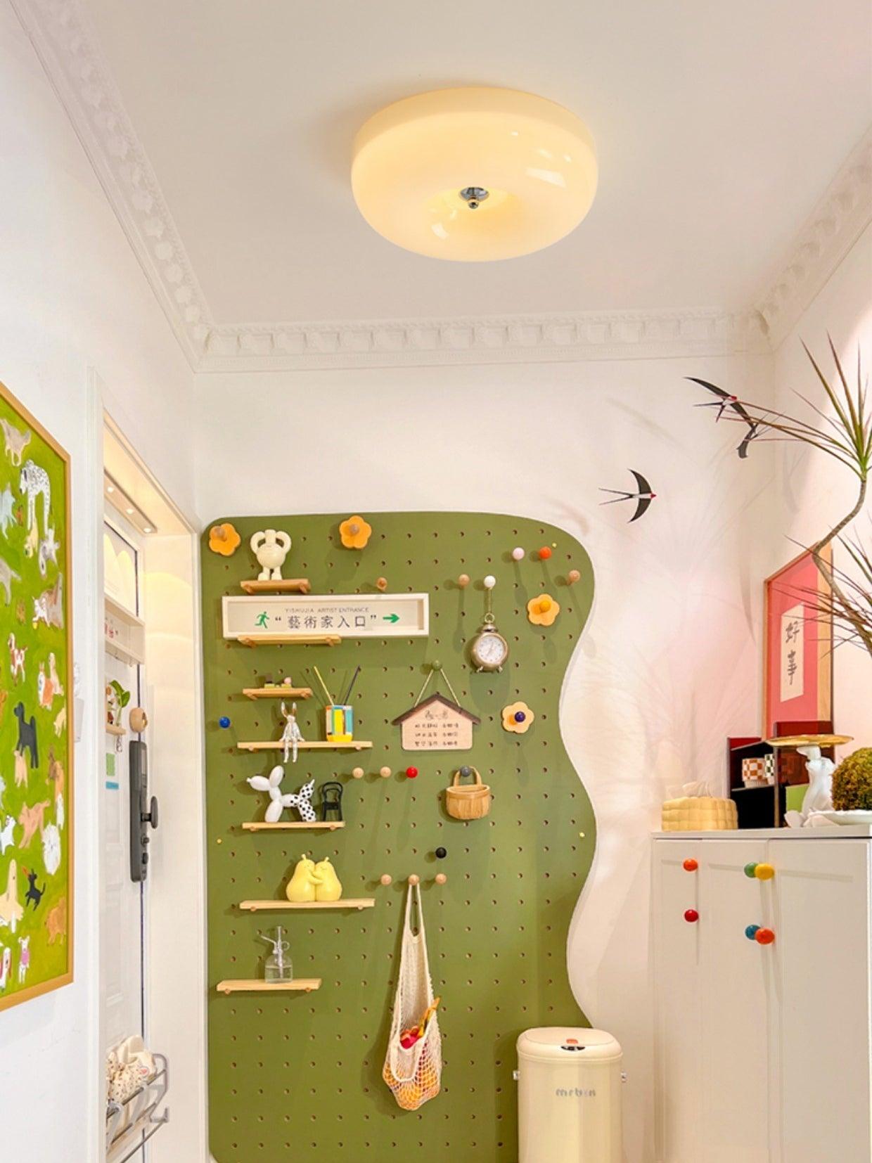 Cream Pudding Ceiling Lamp - Blowlighting