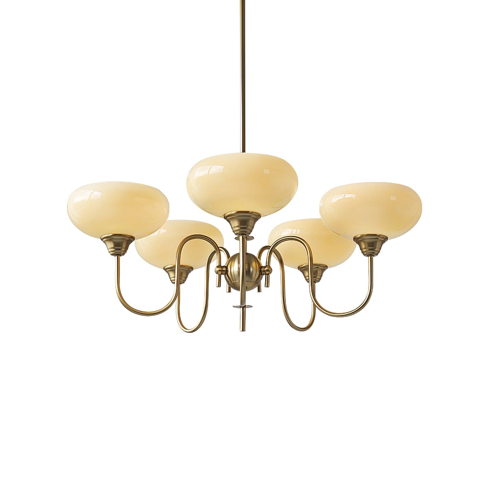 Creamy Persimmon Chandelier - Blowlighting