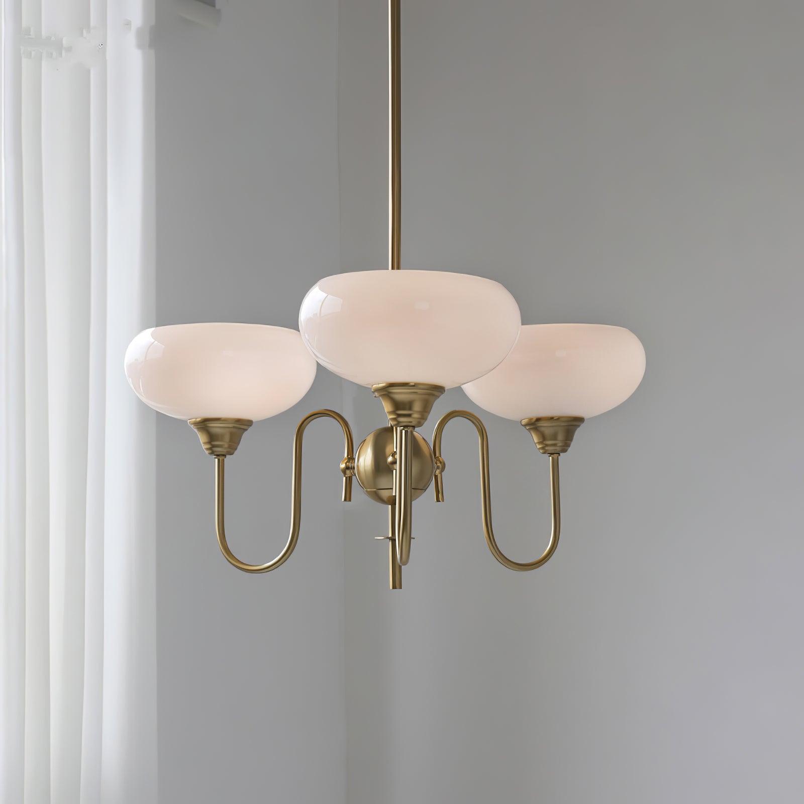 Creamy Persimmon Chandelier - Blowlighting