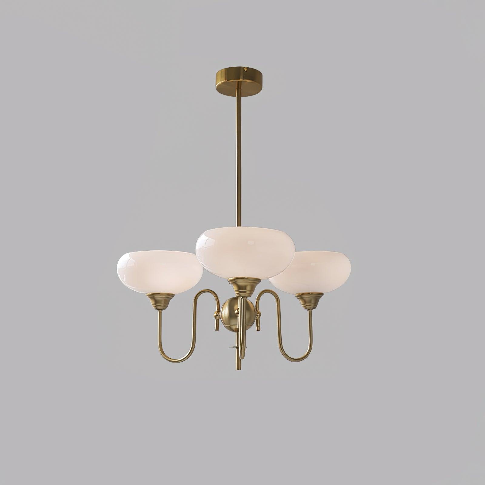 Creamy Persimmon Chandelier - Blowlighting