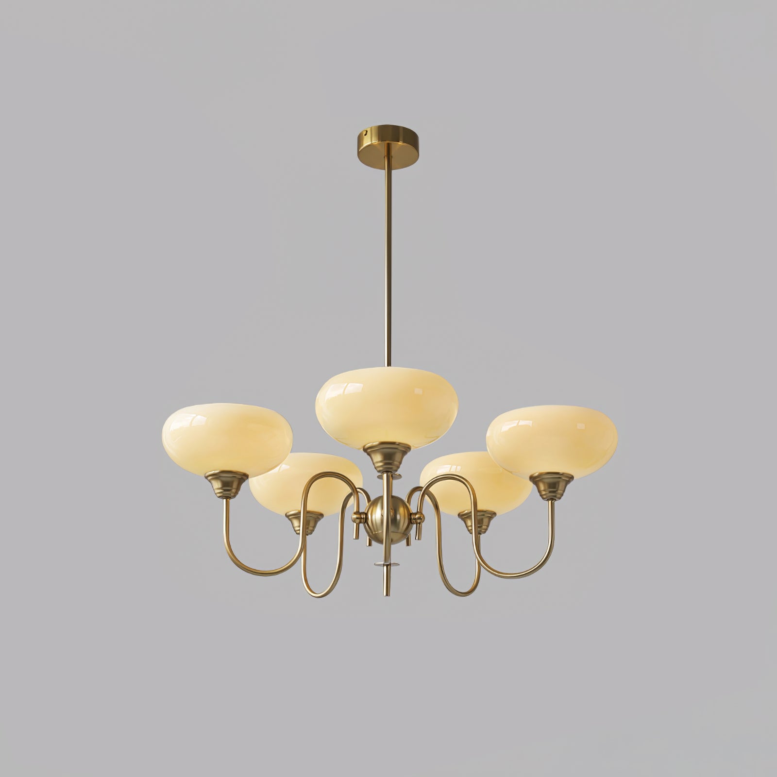 Creamy Persimmon Chandelier - Blowlighting