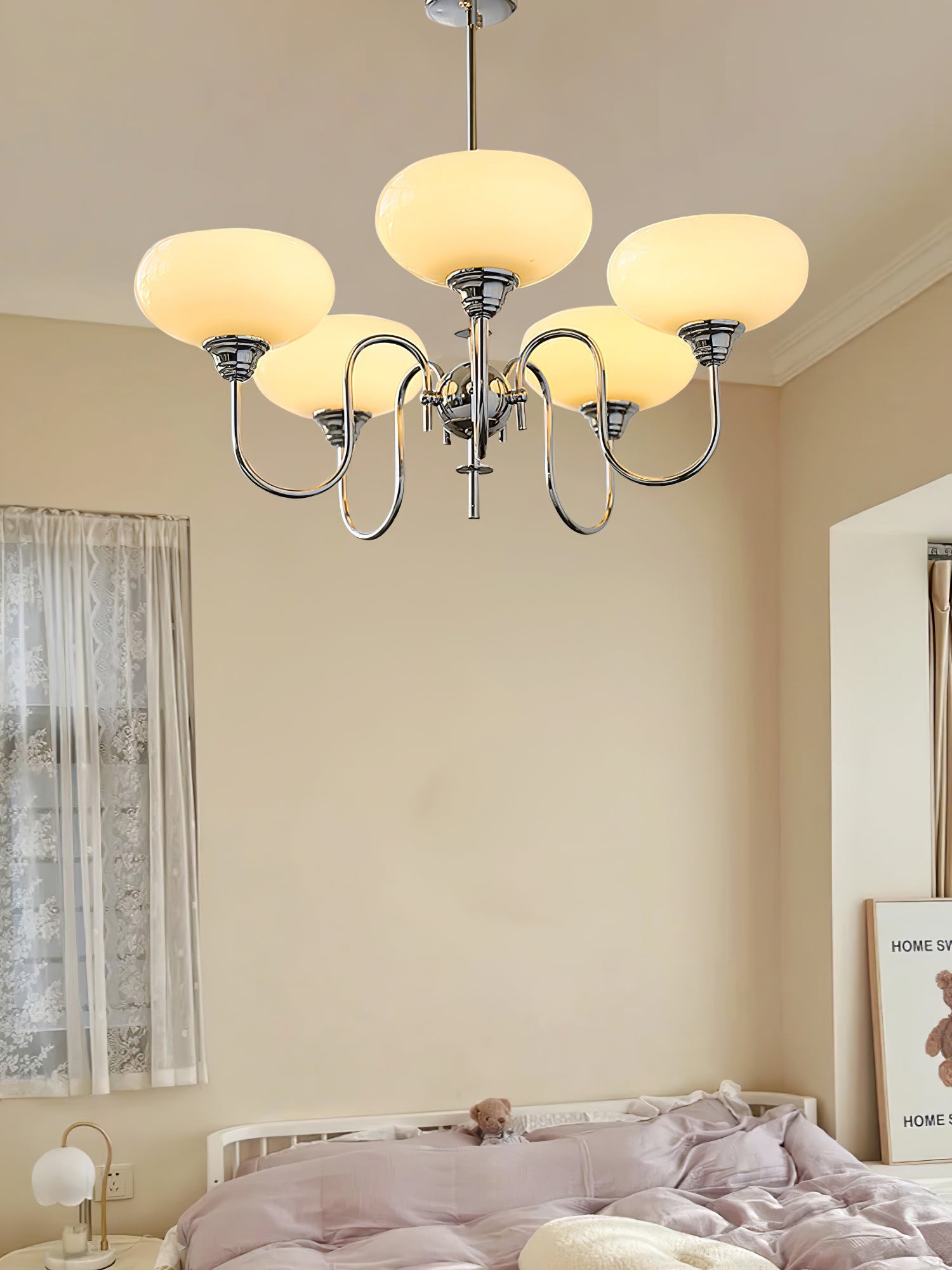 Creamy Persimmon Chandelier - Blowlighting