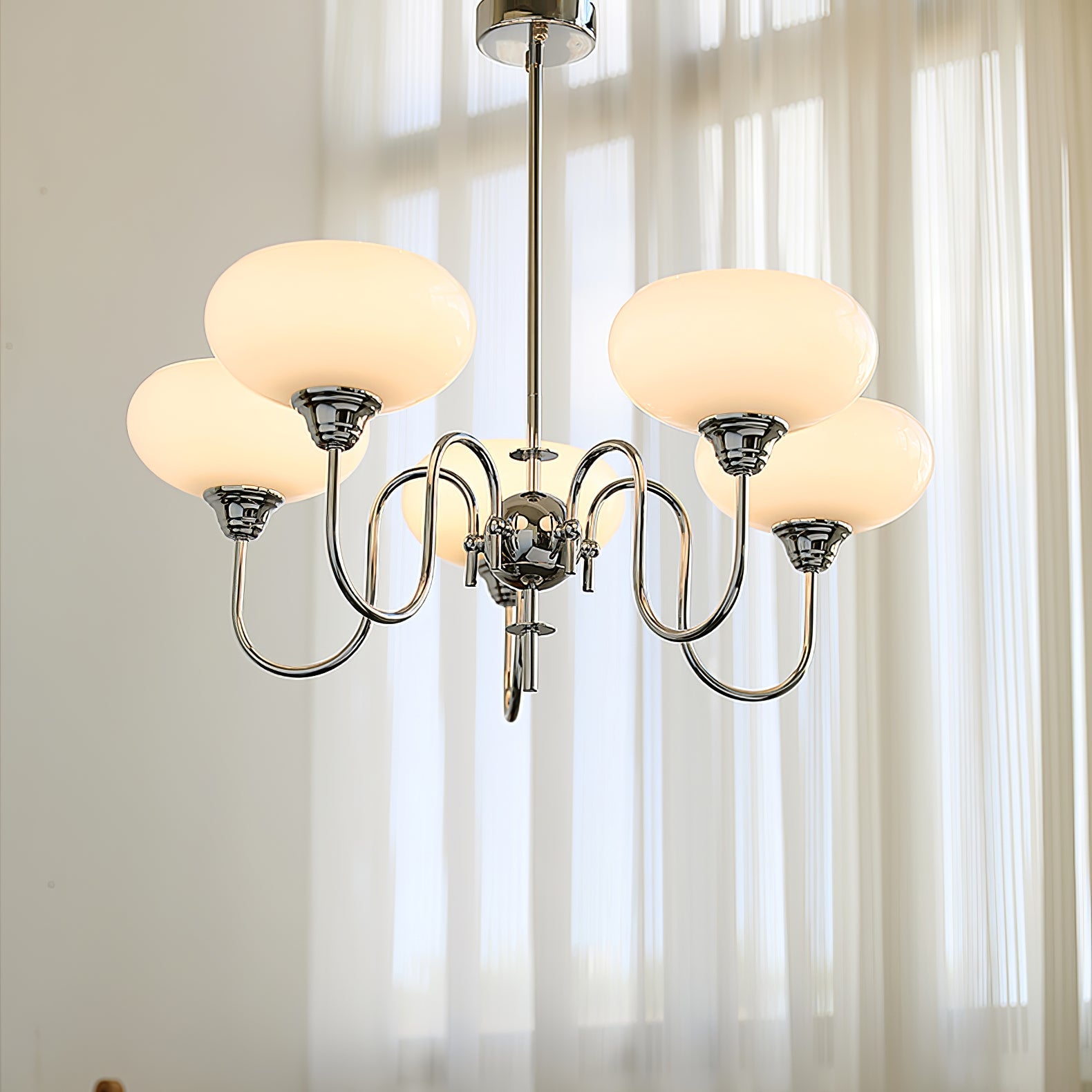 Creamy Persimmon Chandelier - Blowlighting
