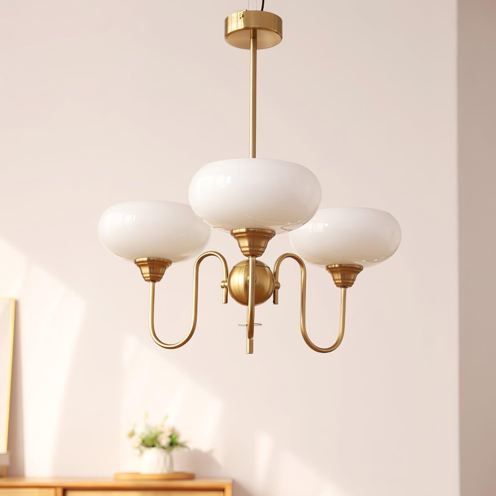 Creamy Persimmon Chandelier - Blowlighting